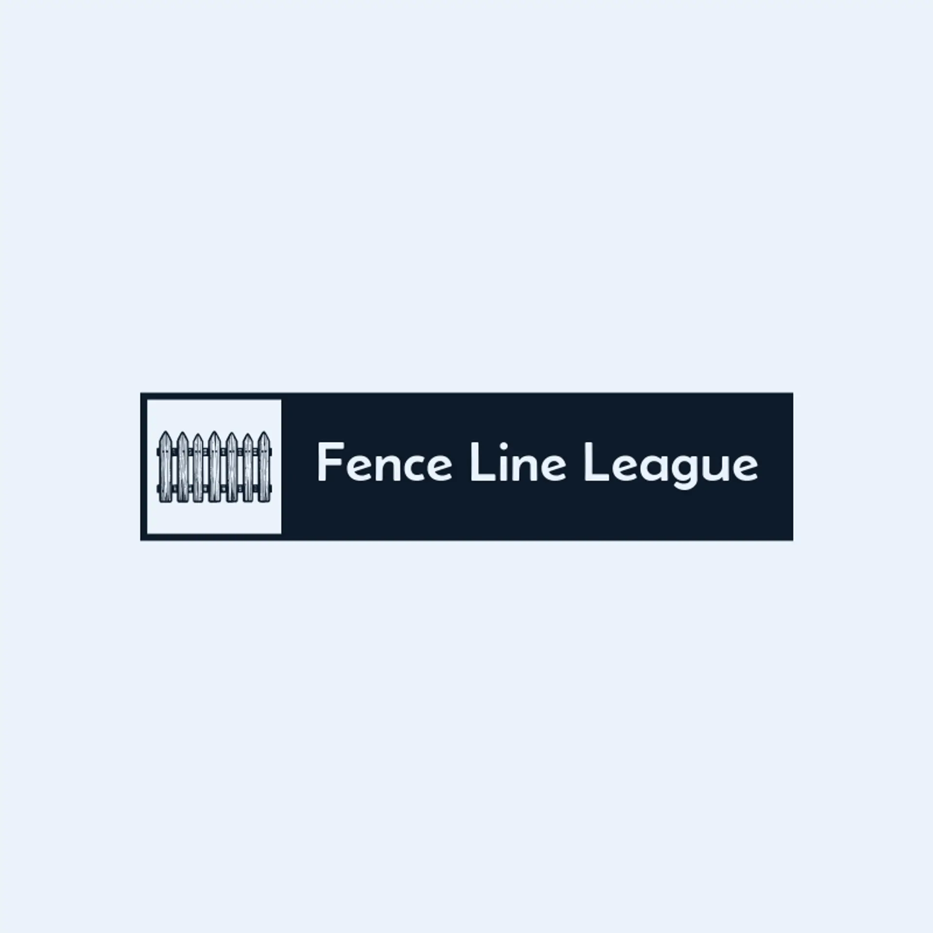 Fence Line League logo for softball