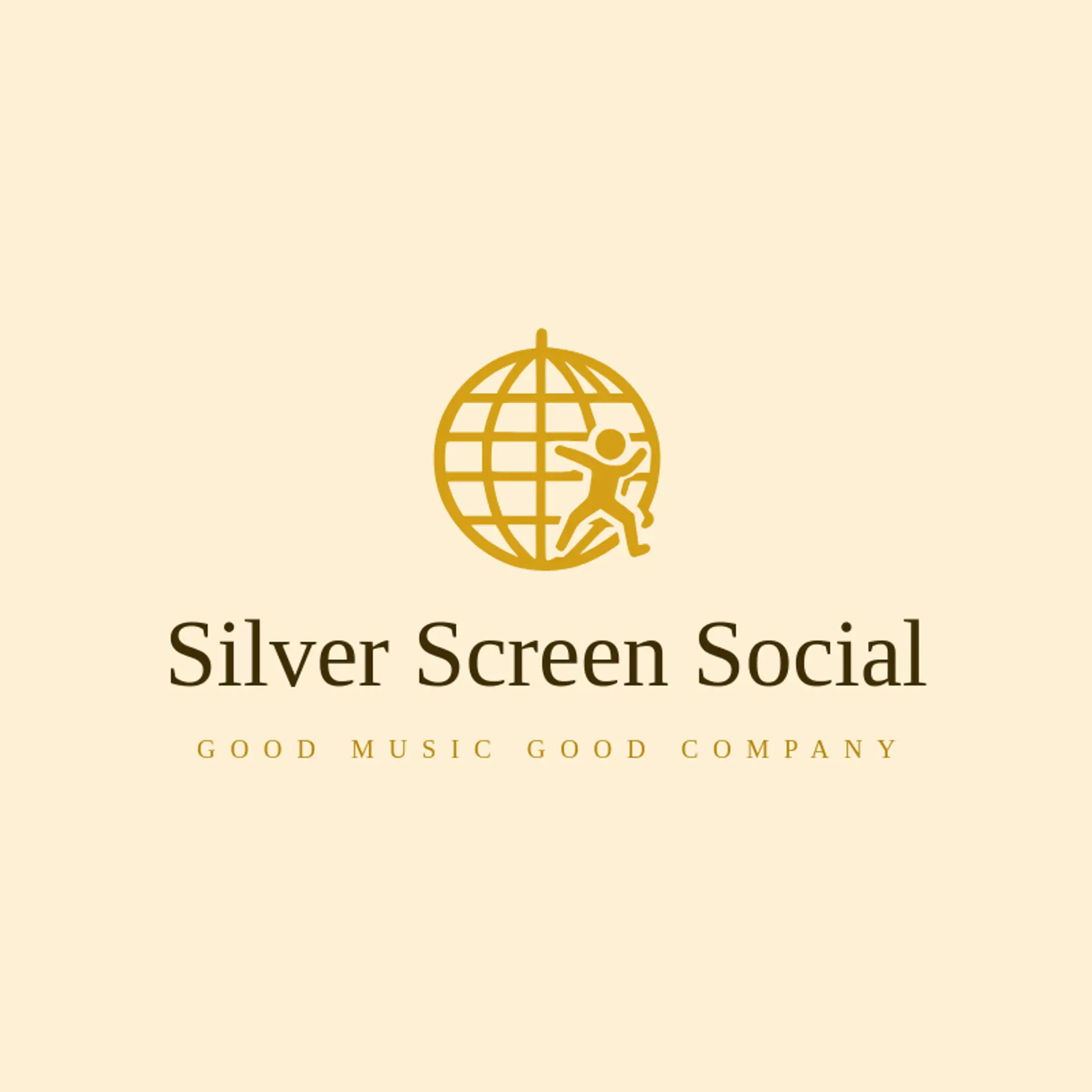 Silver Screen Social logo for disco