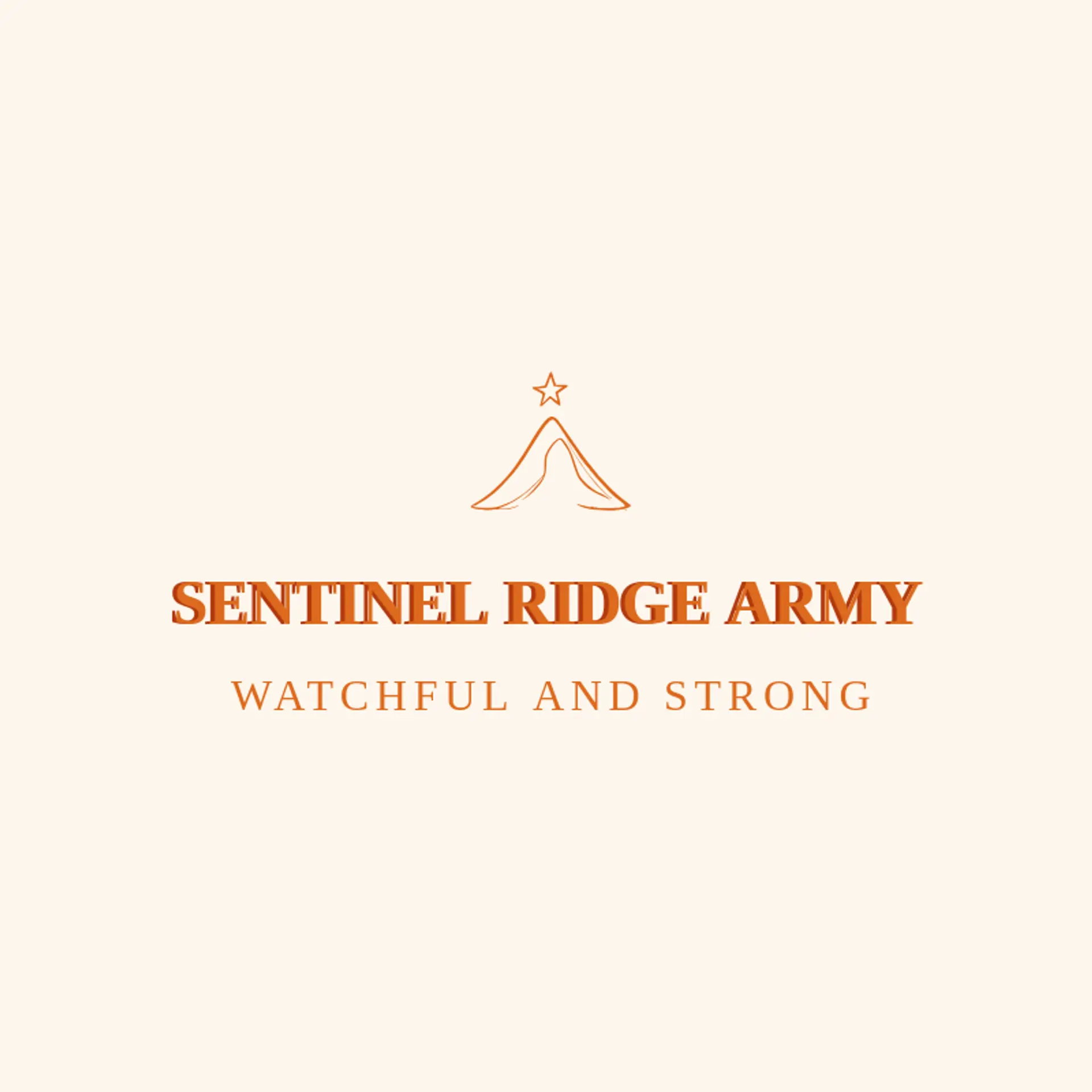 Sentinel Ridge Army logo for army