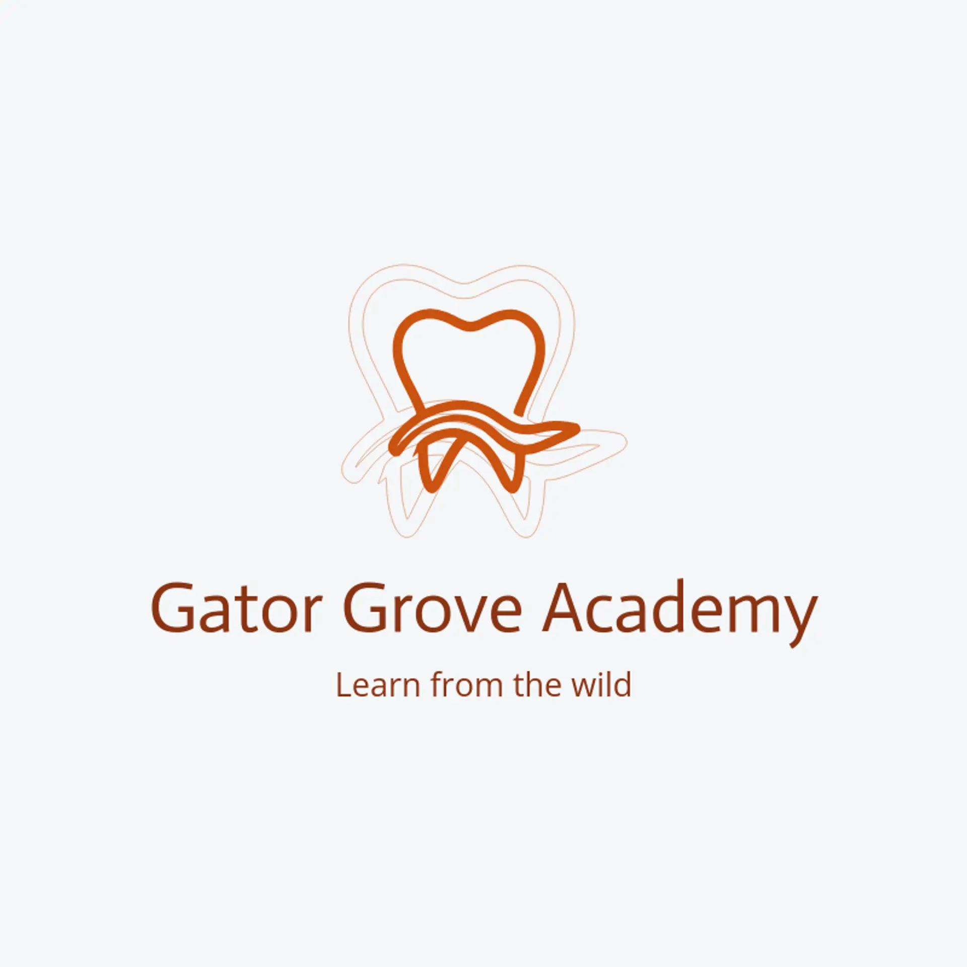 Gator Grove Academy logo for alligator