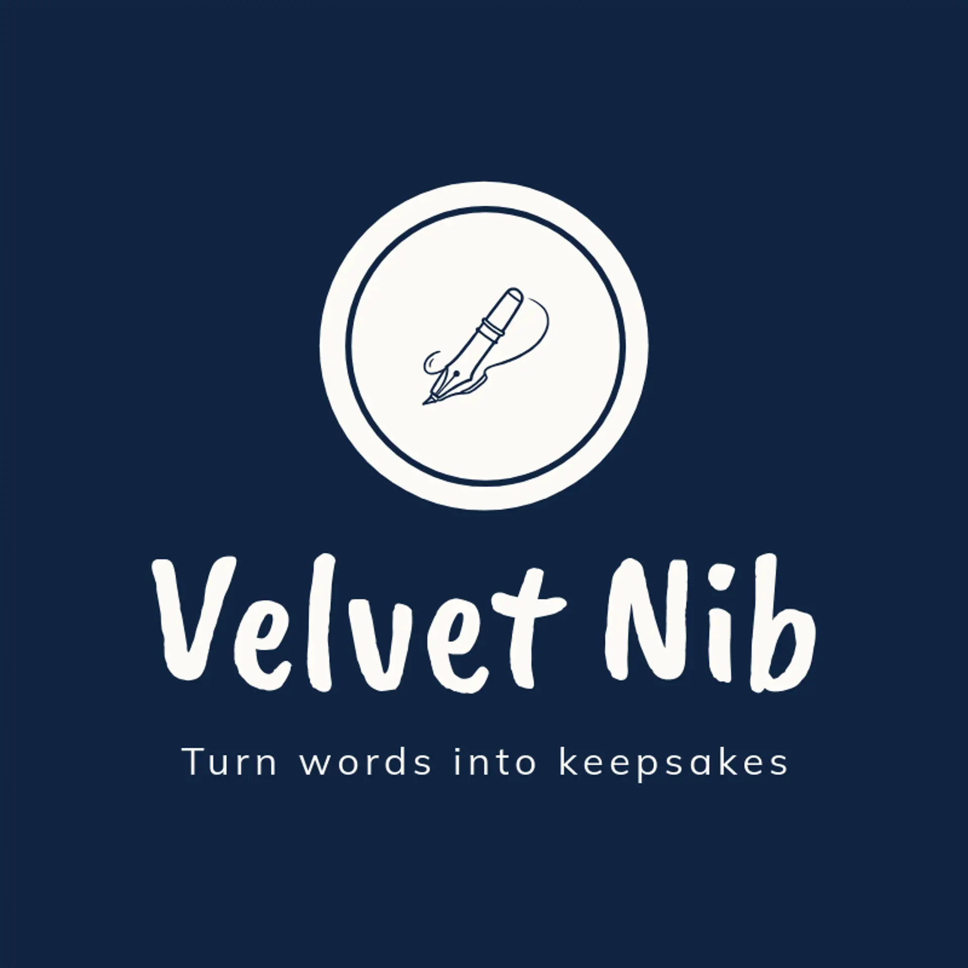Velvet Nib logo for pen