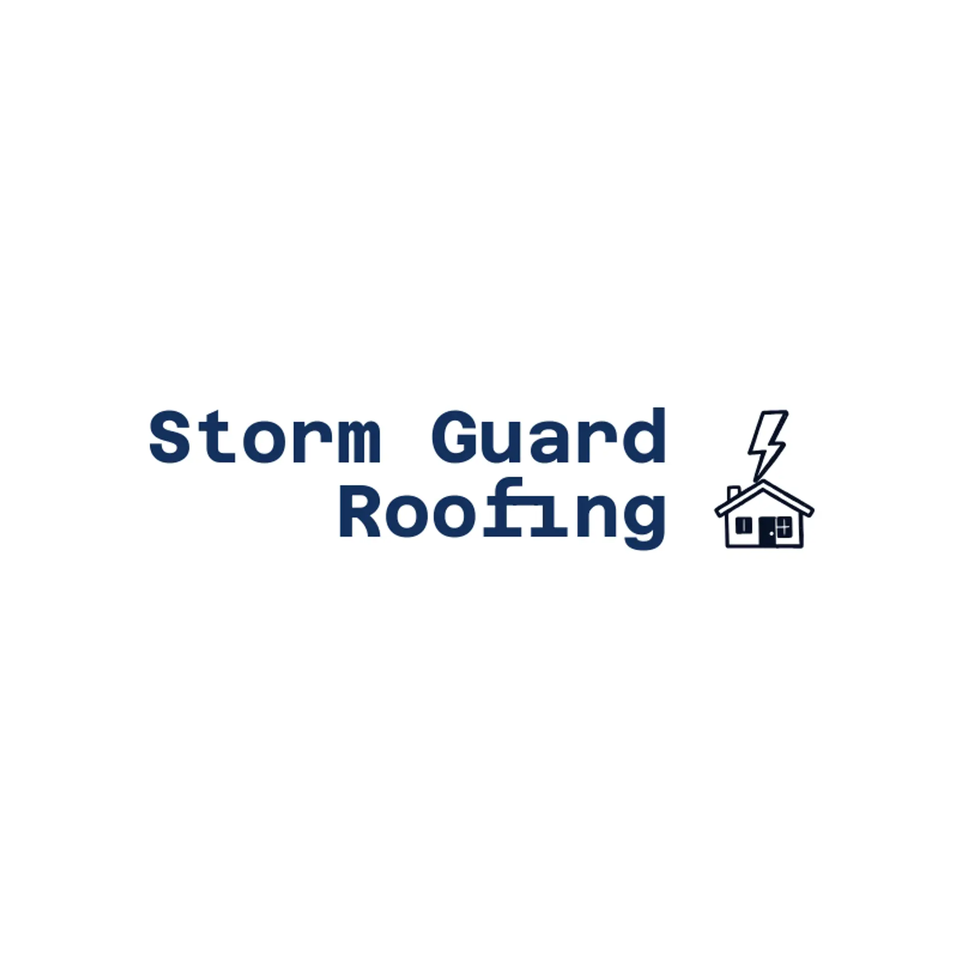 Storm Guard Roofing logo for lightning