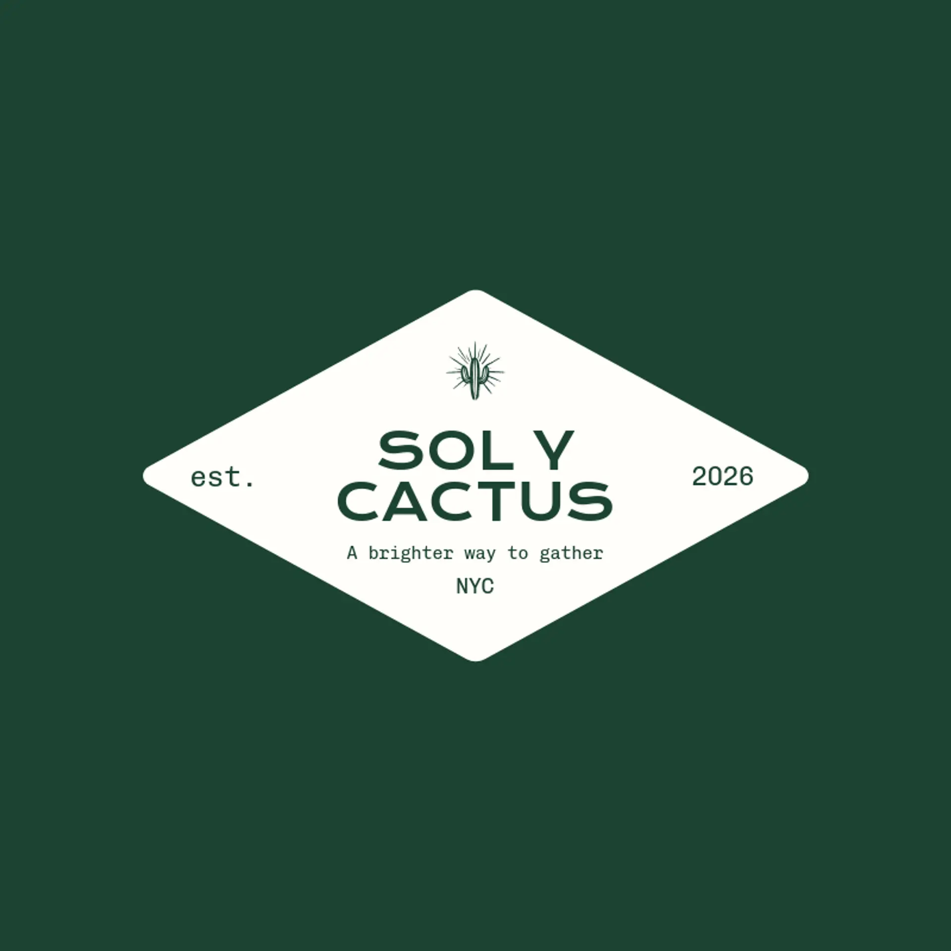 Sol y Cactus logo for mexican