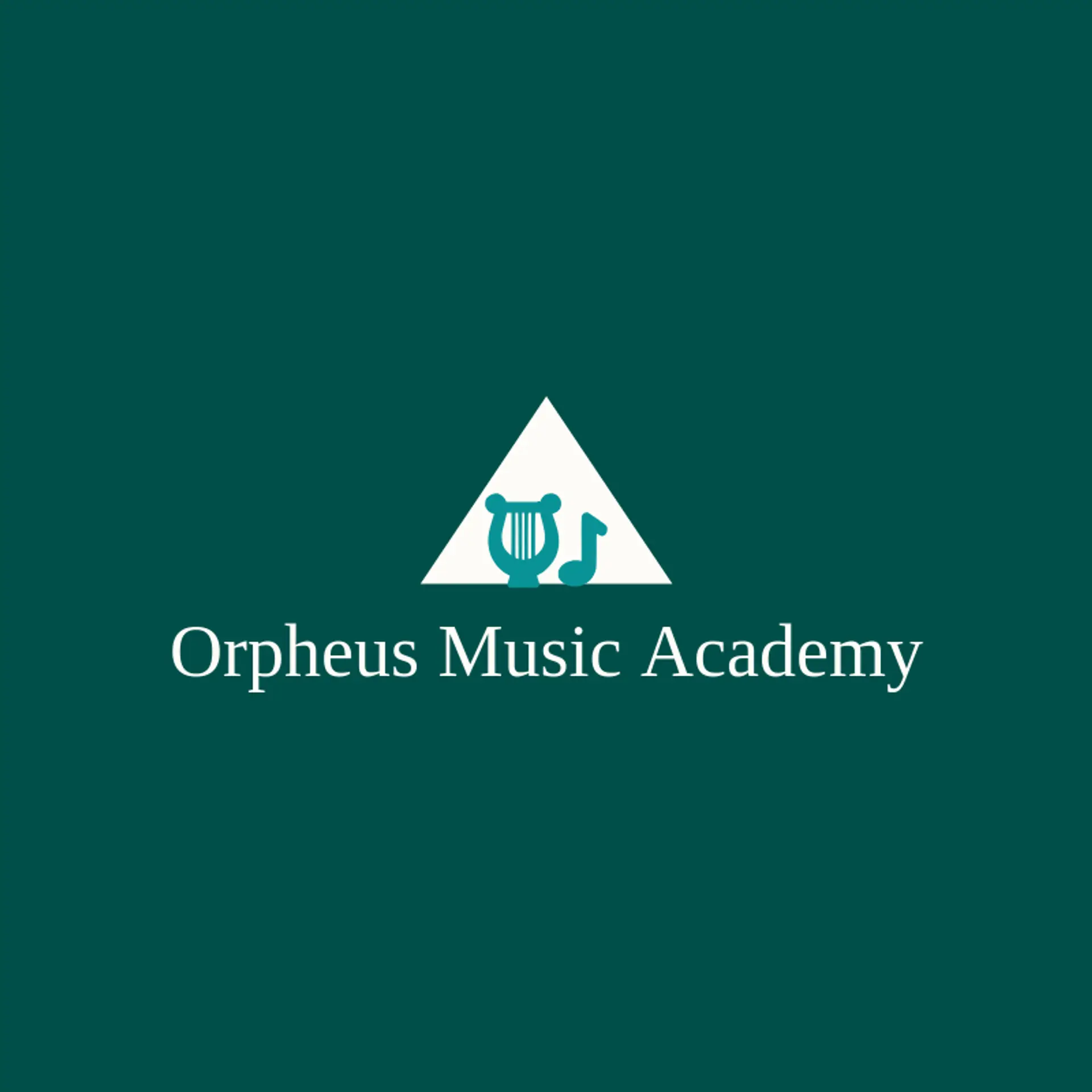 Orpheus Music Academy logo for greek mythology