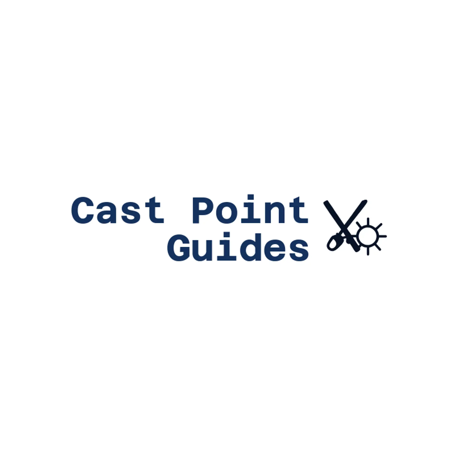 Cast Point Guides logo for fishing