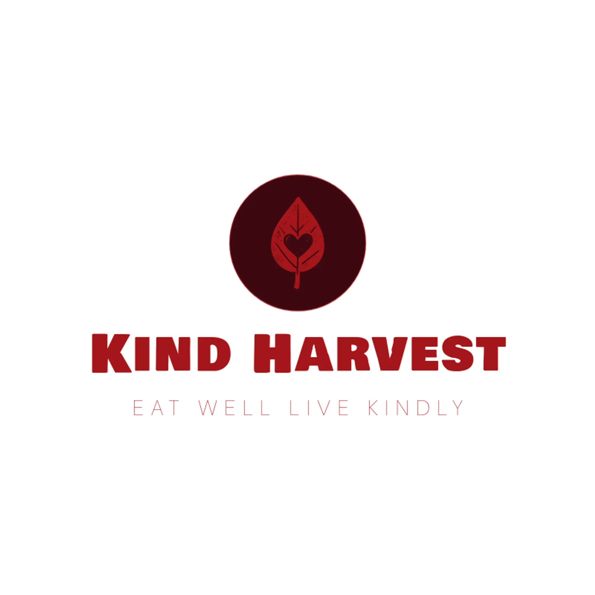 Kind Harvest logo for vegan