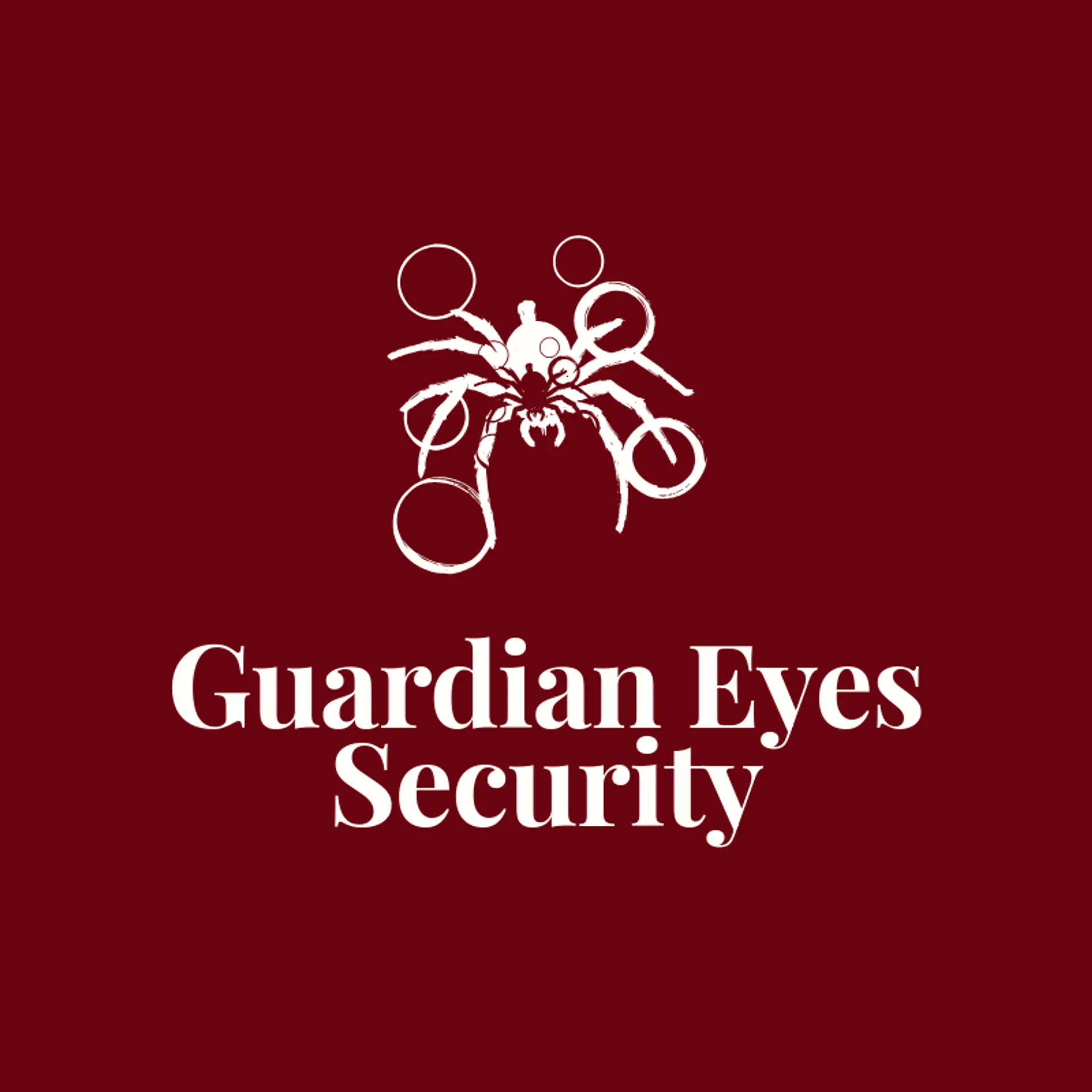 Guardian Eyes Security logo for spider