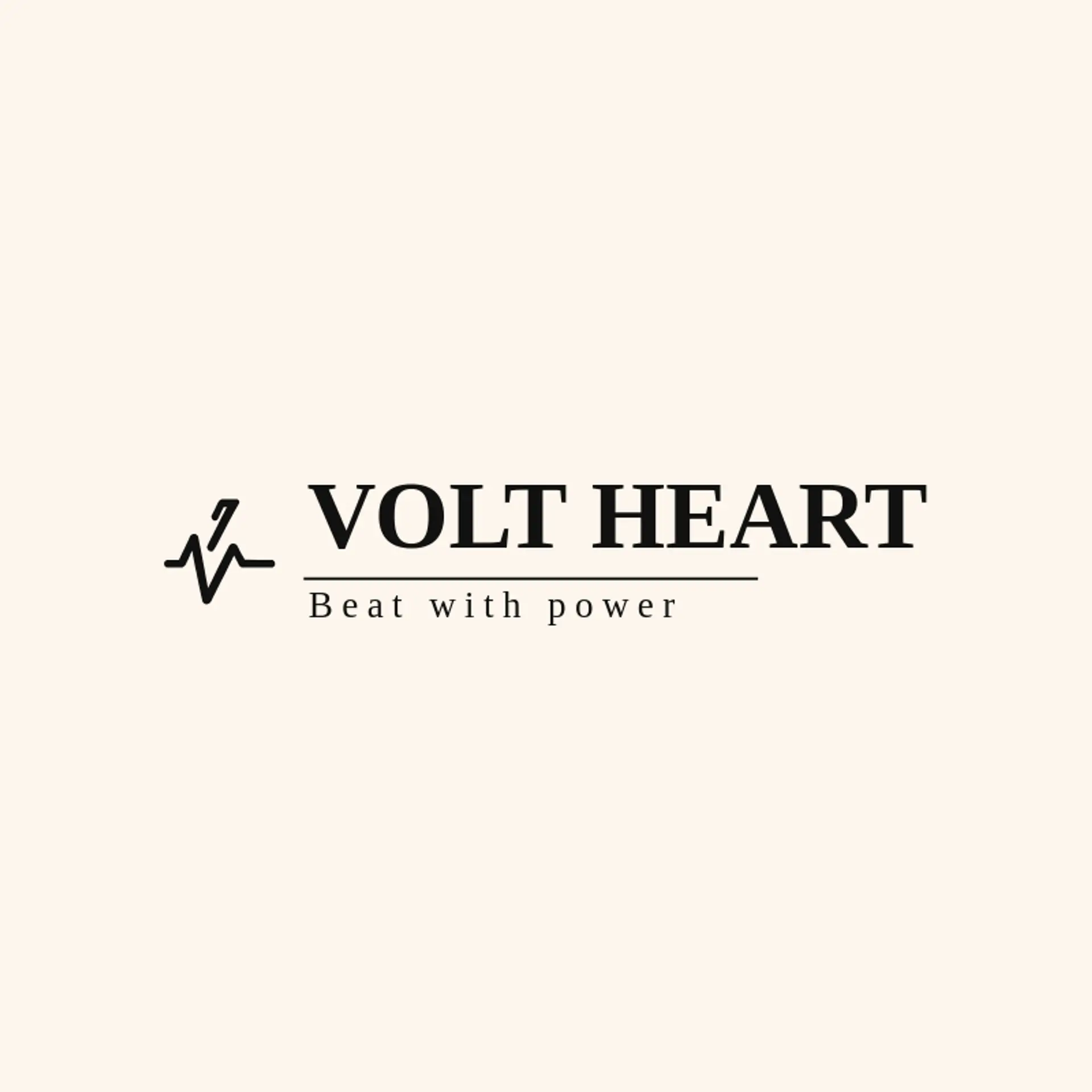 Volt Heart logo for lightning bolt