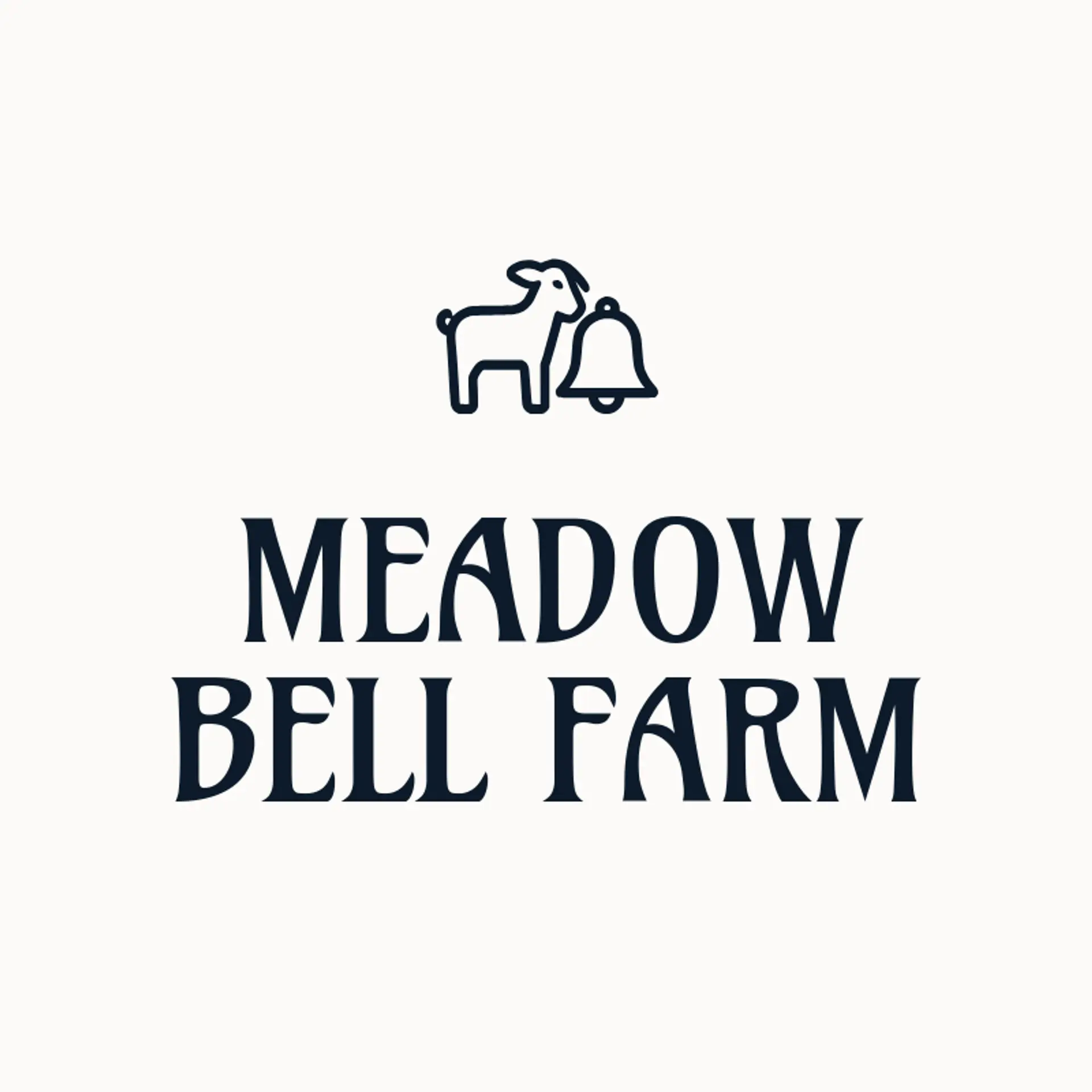 Meadow Bell Farm logo for goat