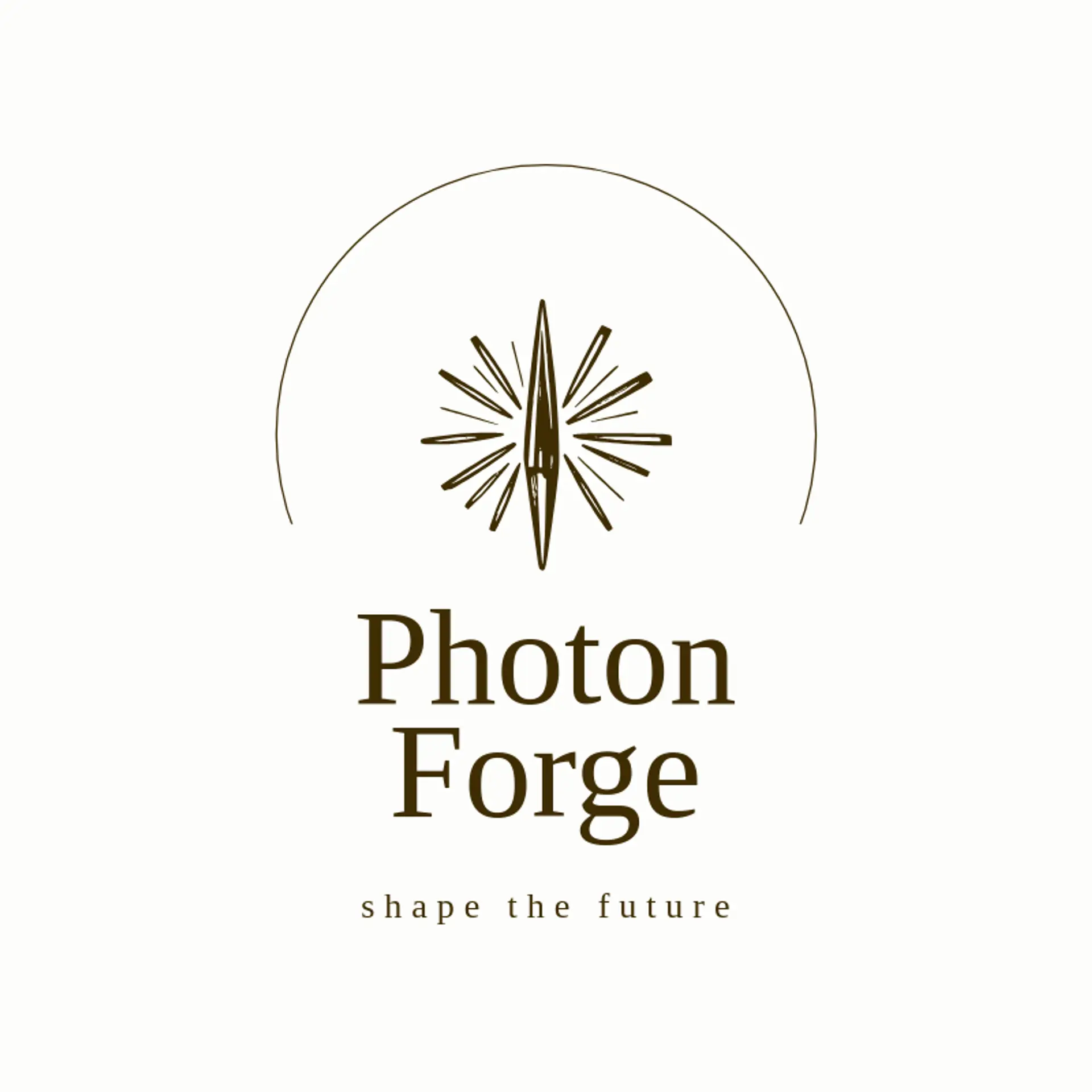 Photon Forge logo for laser