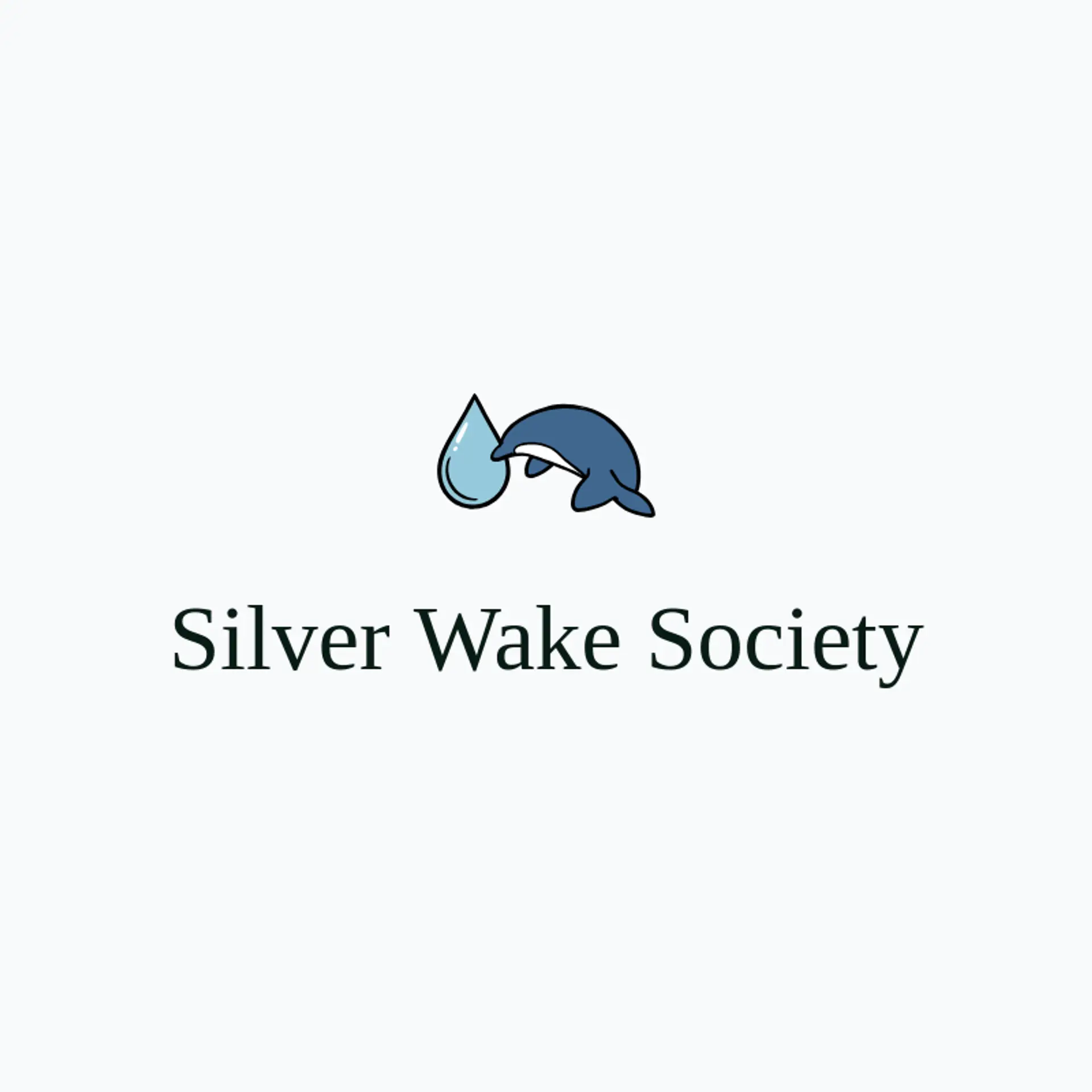 Silver Wake Society logo for orca