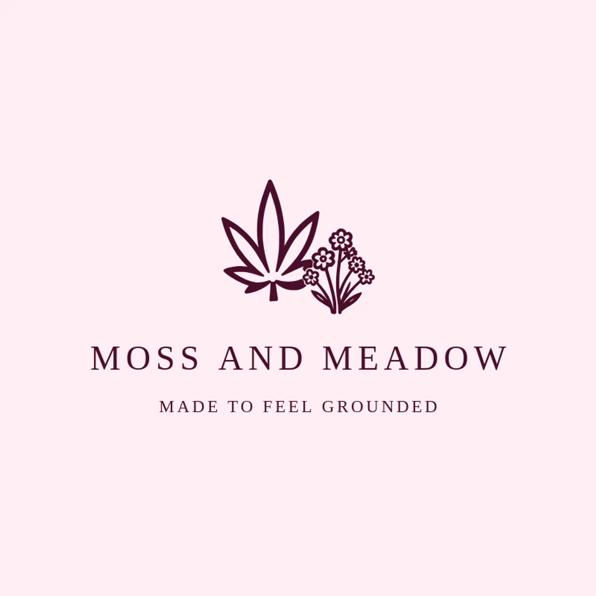 Moss and Meadow logo for marijuana