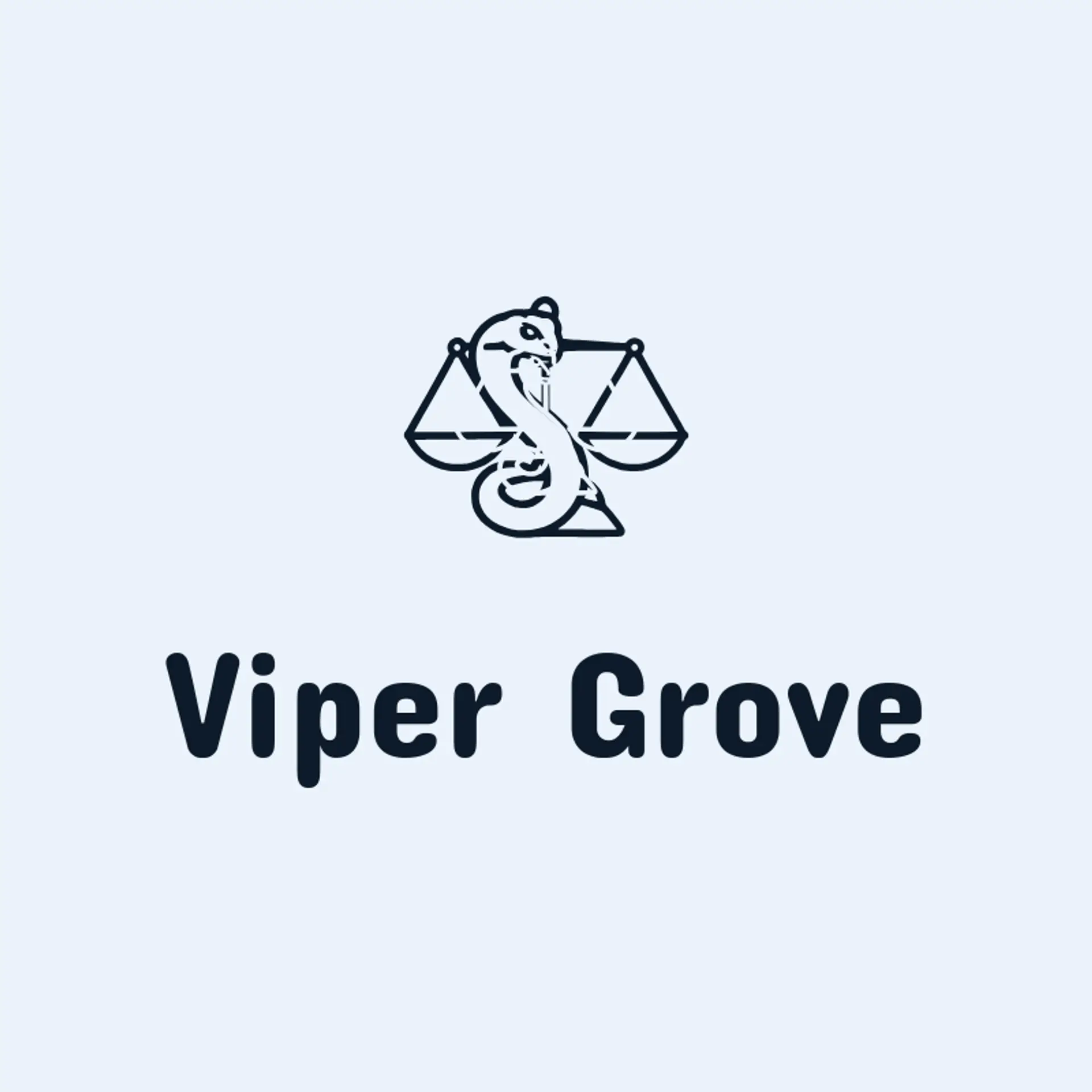 Viper Grove logo for snake