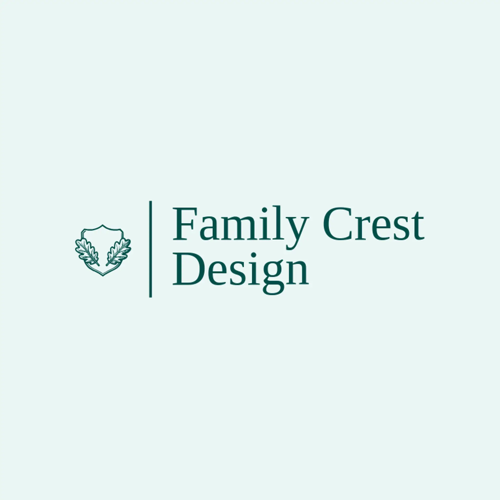 Family Crest Design logo for heritage