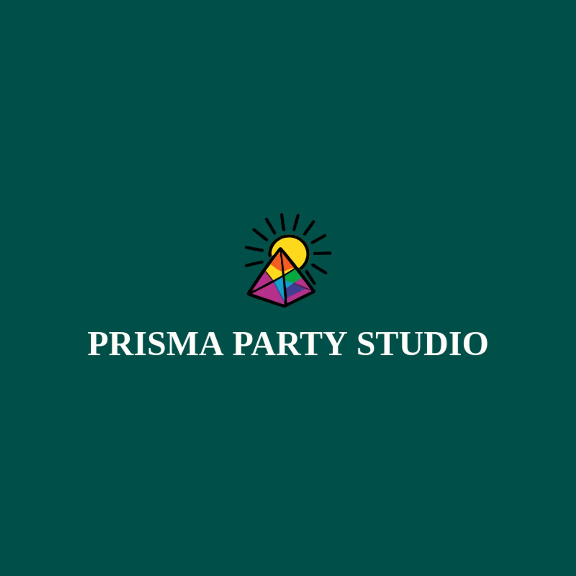 Prisma Party Studio logo for fiesta