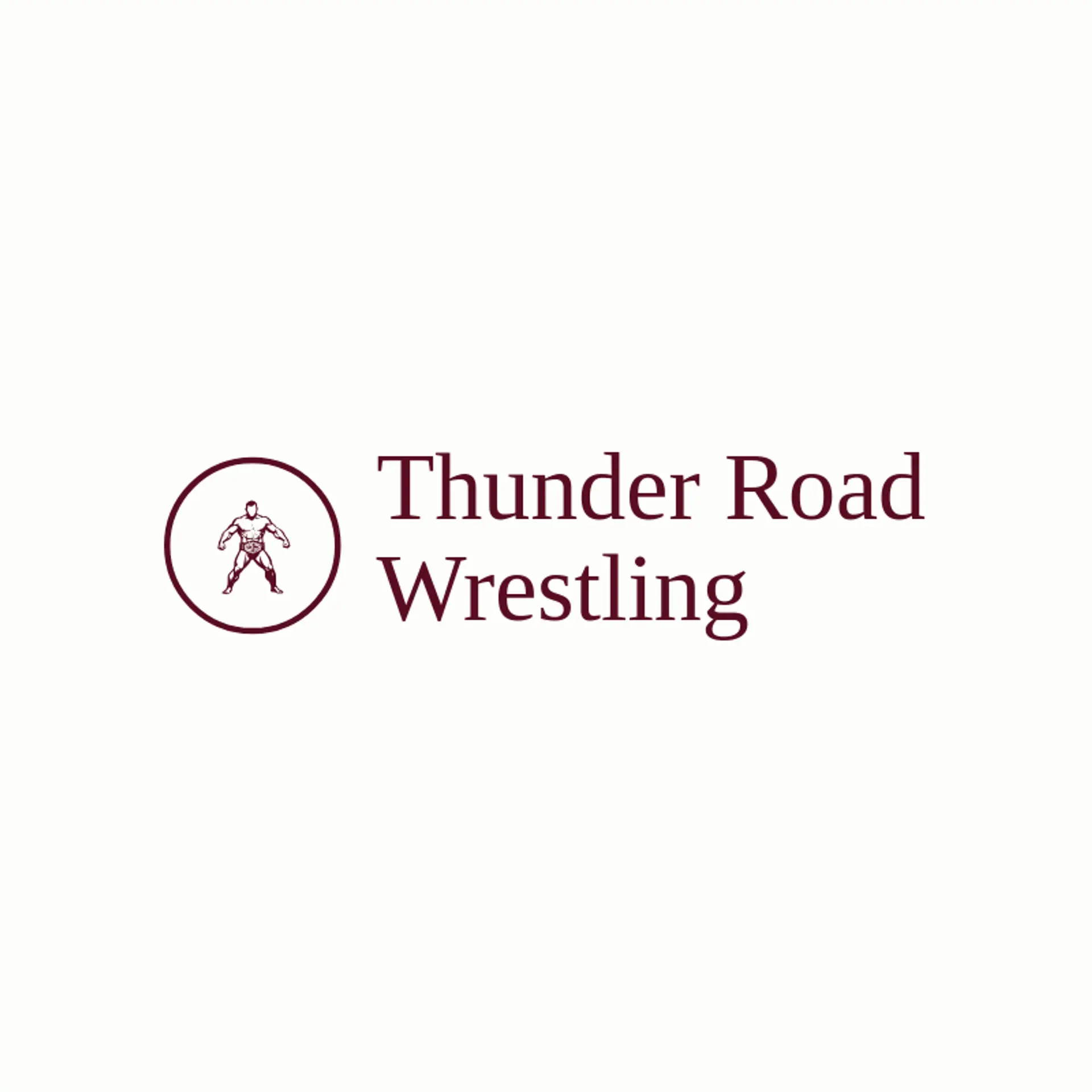 Thunder Road Wrestling logo for pro wrestling