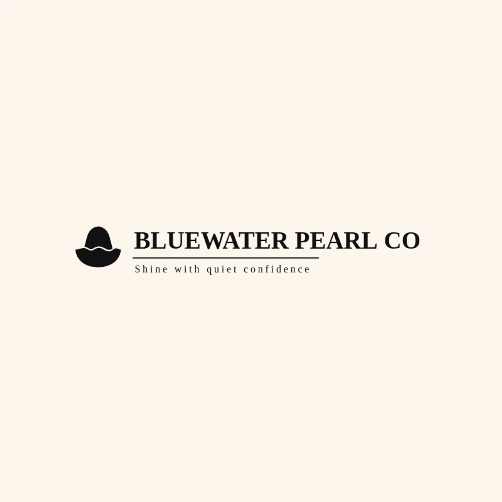 Bluewater Pearl Co logo for pearl