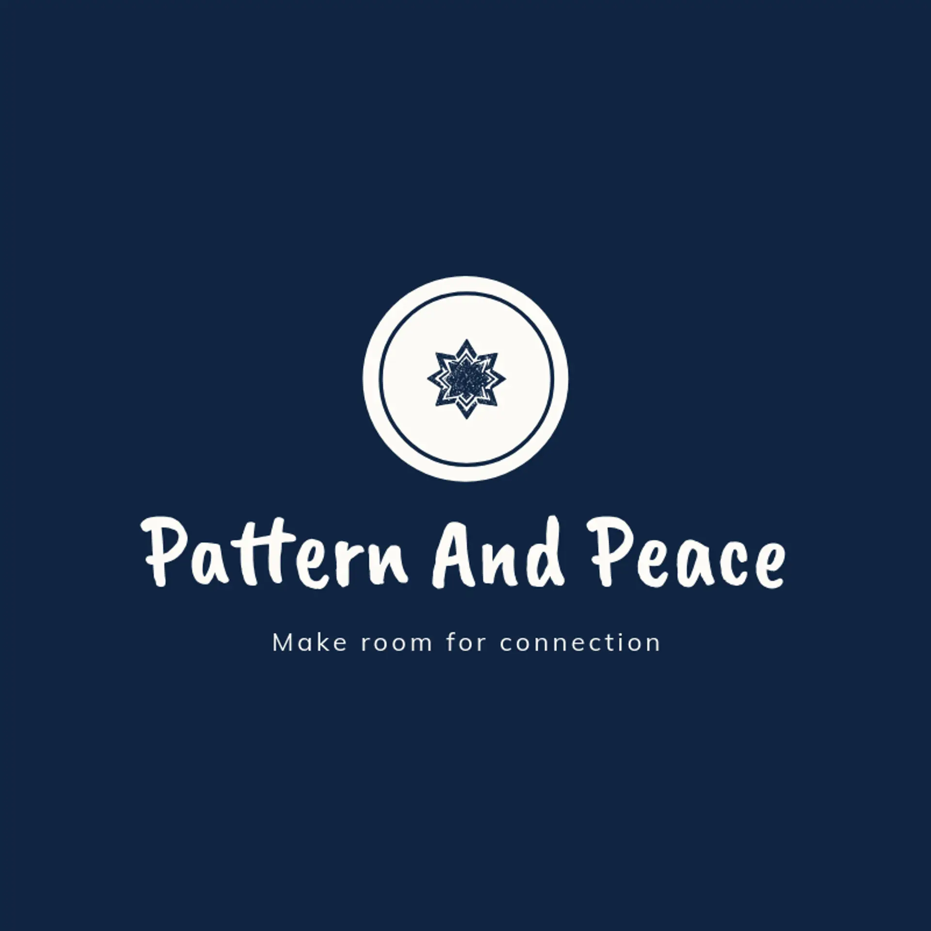 Pattern And Peace logo for islam