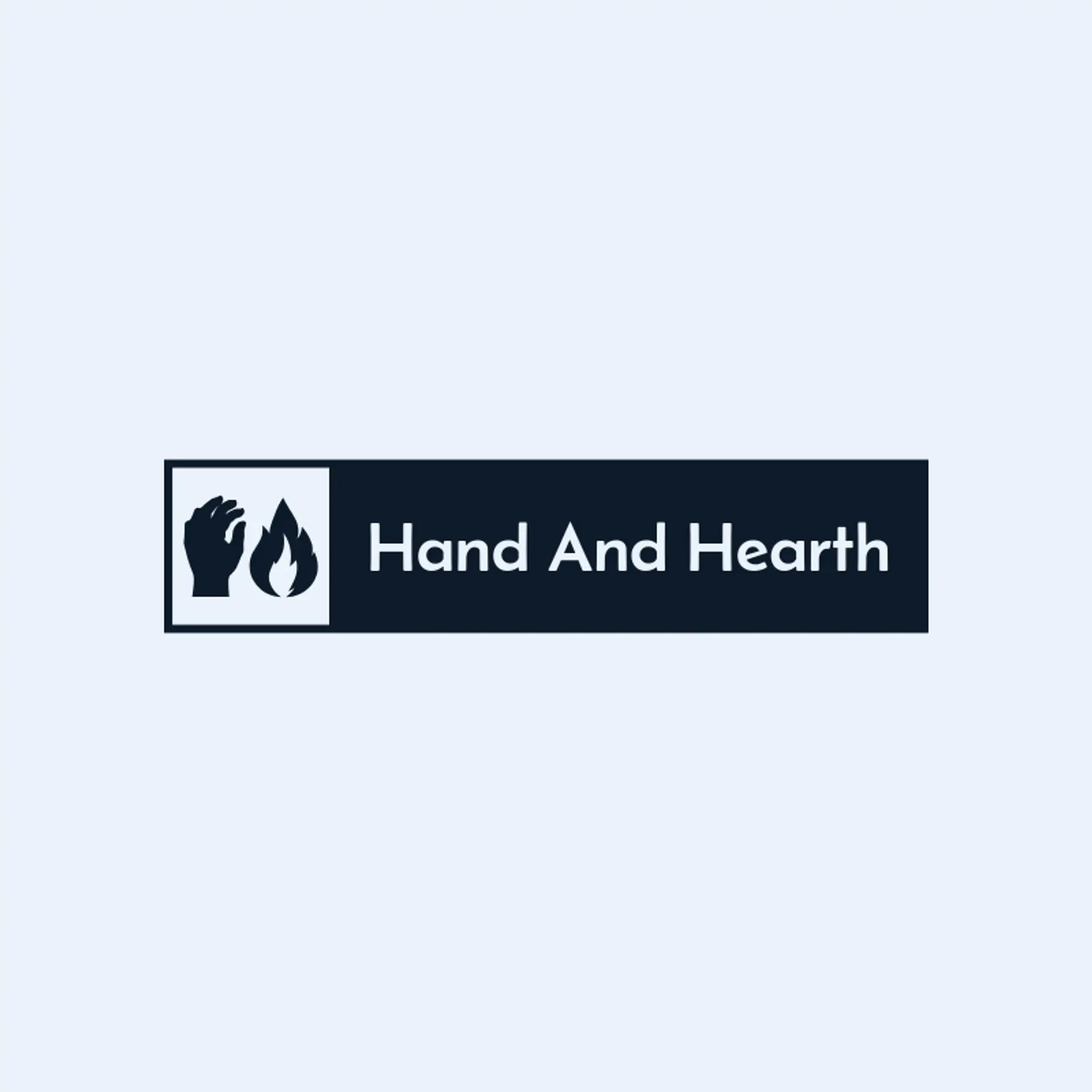 Hand and Hearth logo for clay