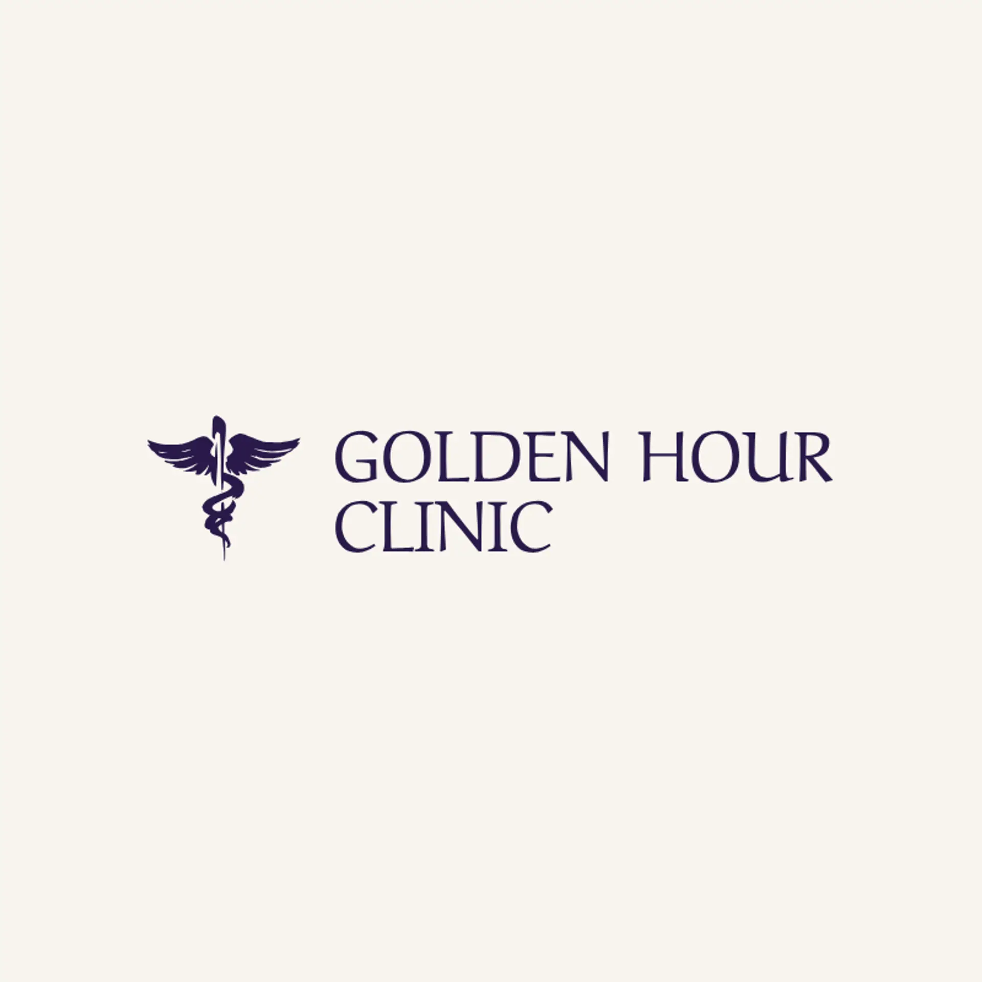 Golden Hour Clinic logo for Caduceus