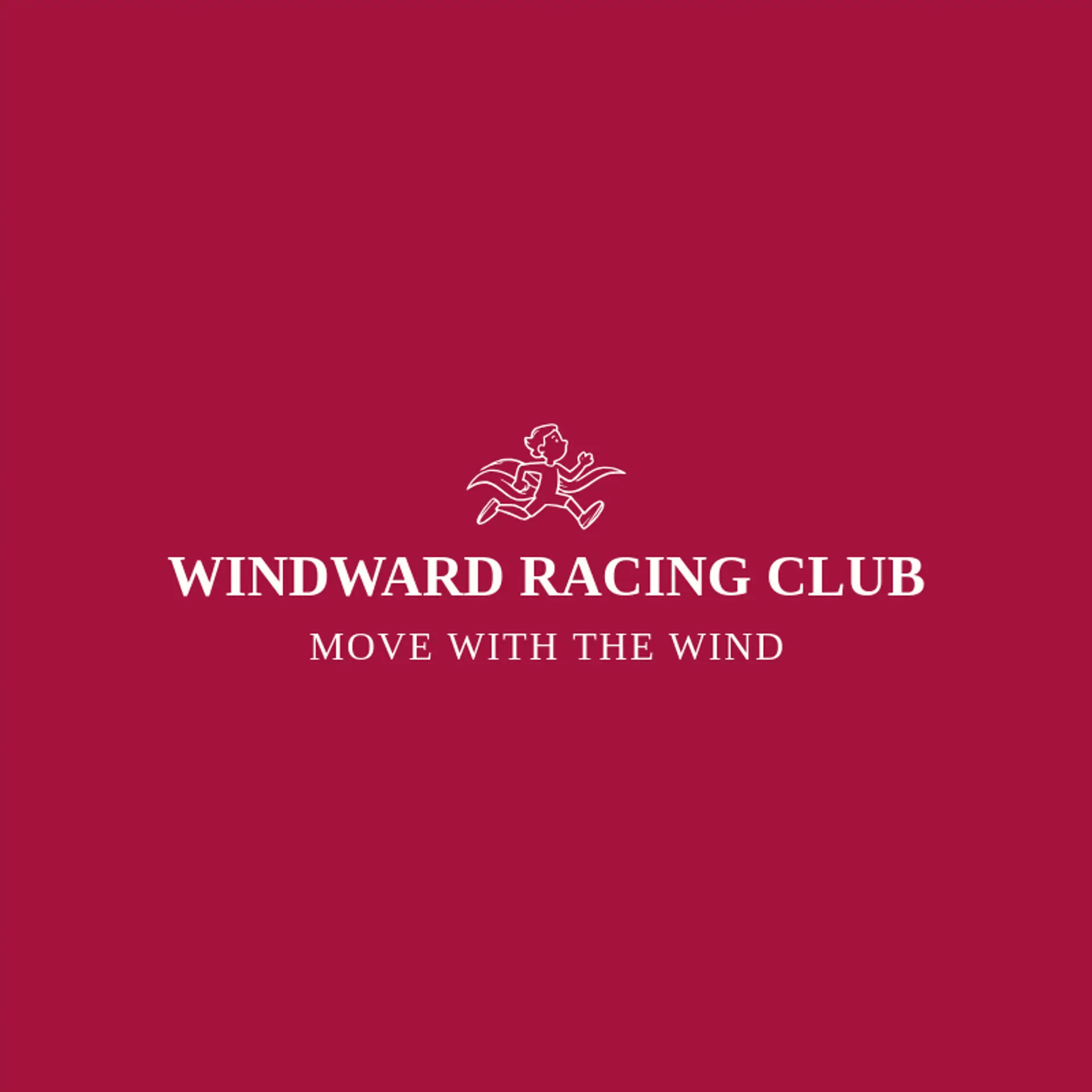 Windward Racing Club logo for runner