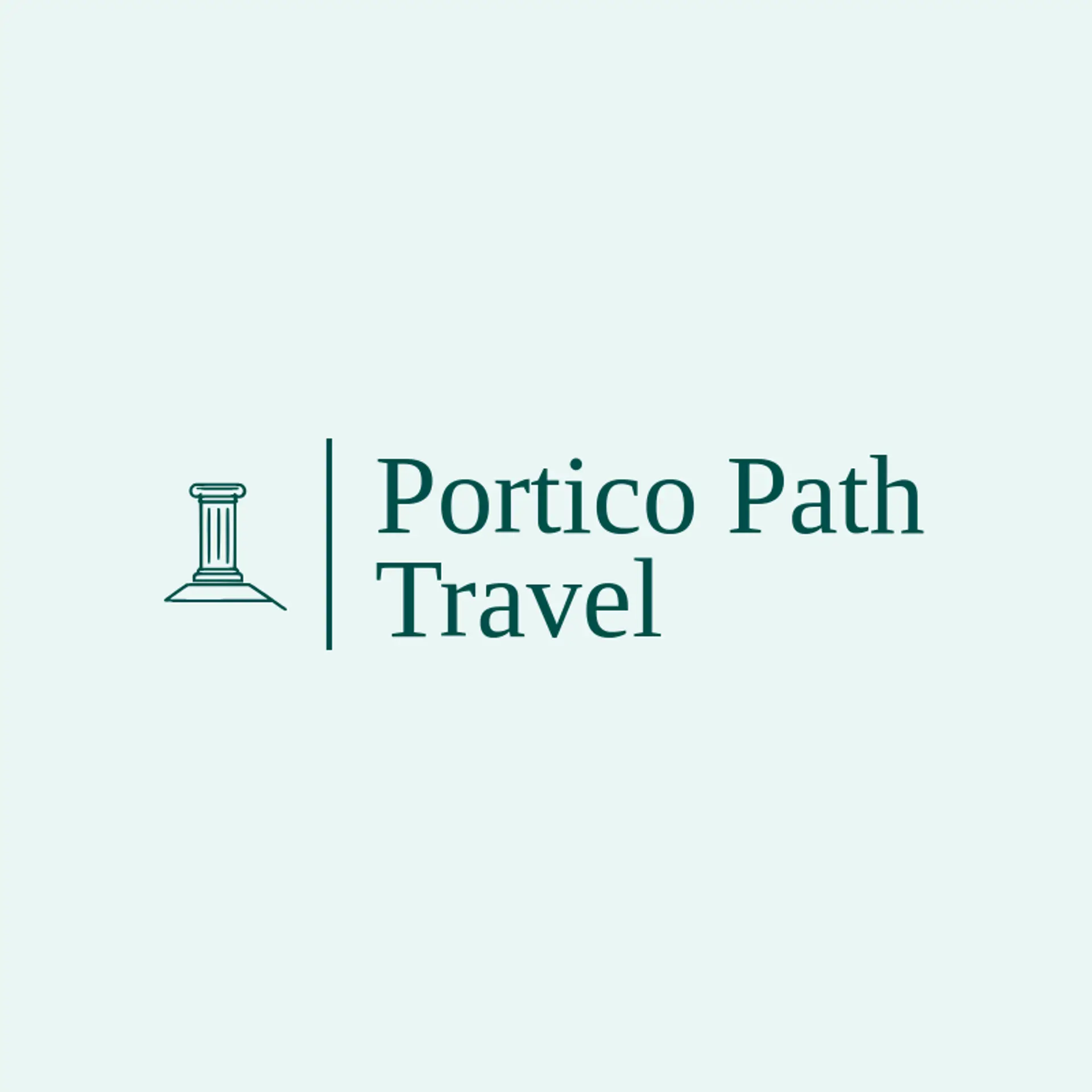 Portico Path Travel logo for landmark