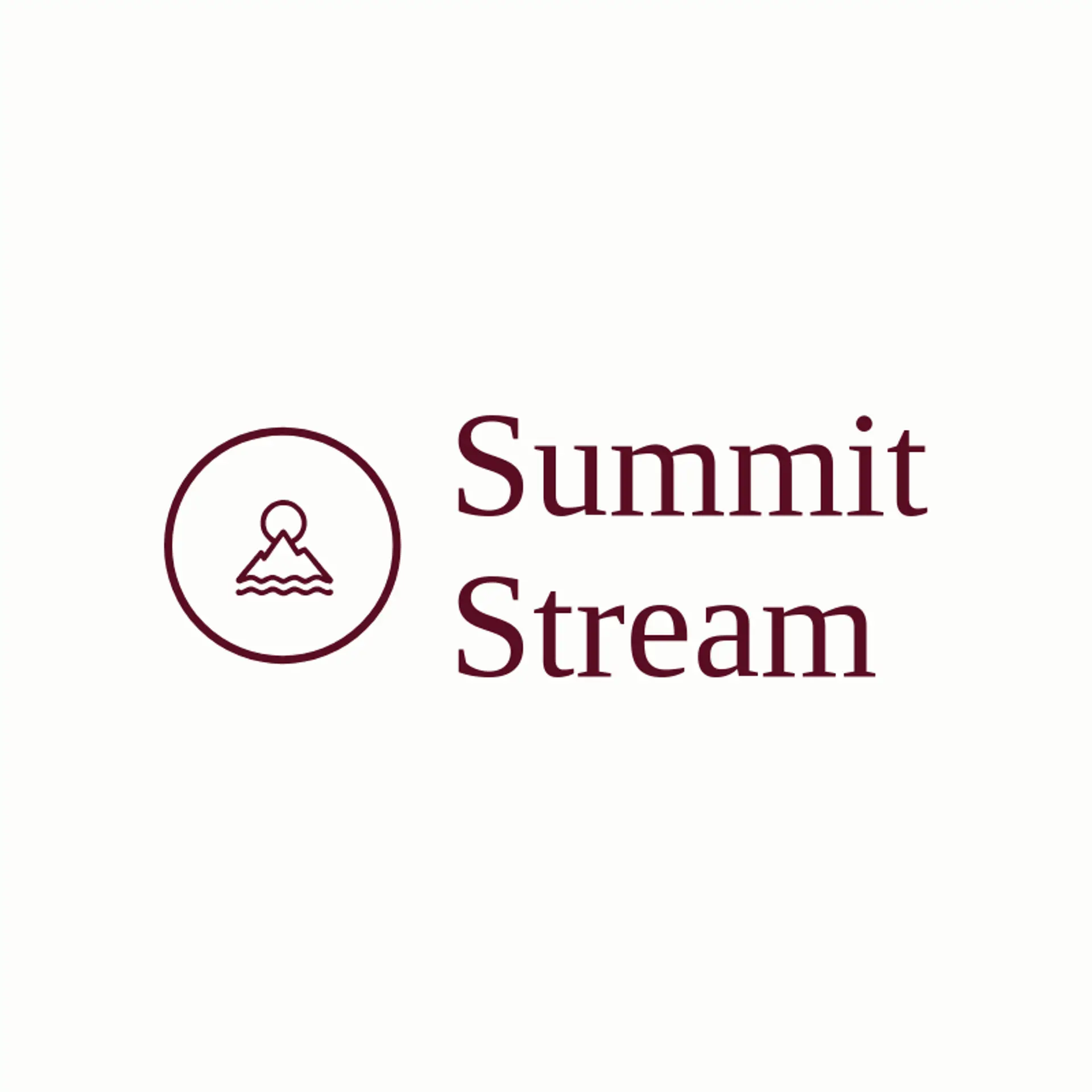 Summit Stream logo for river