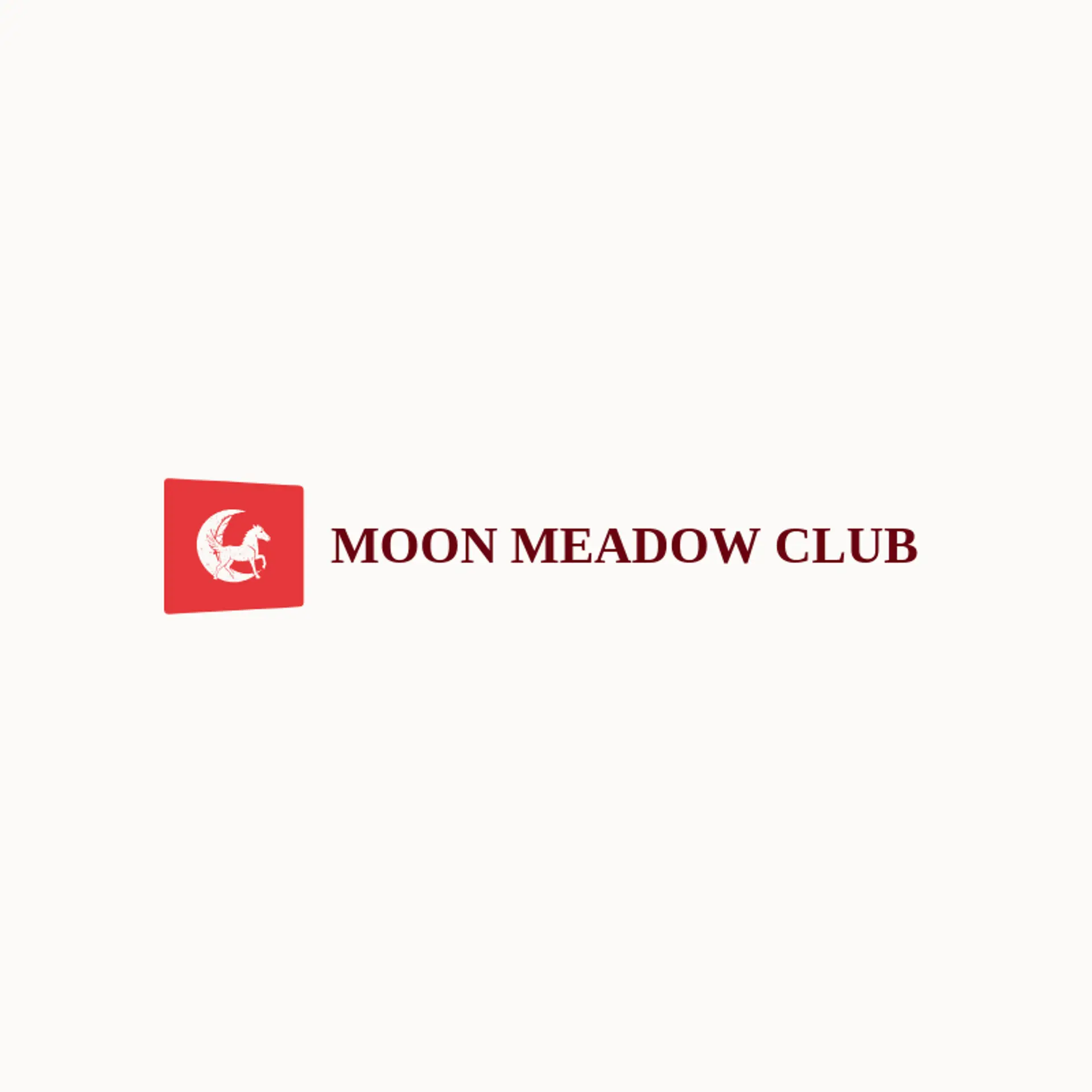 Moon Meadow Club logo for pegasus