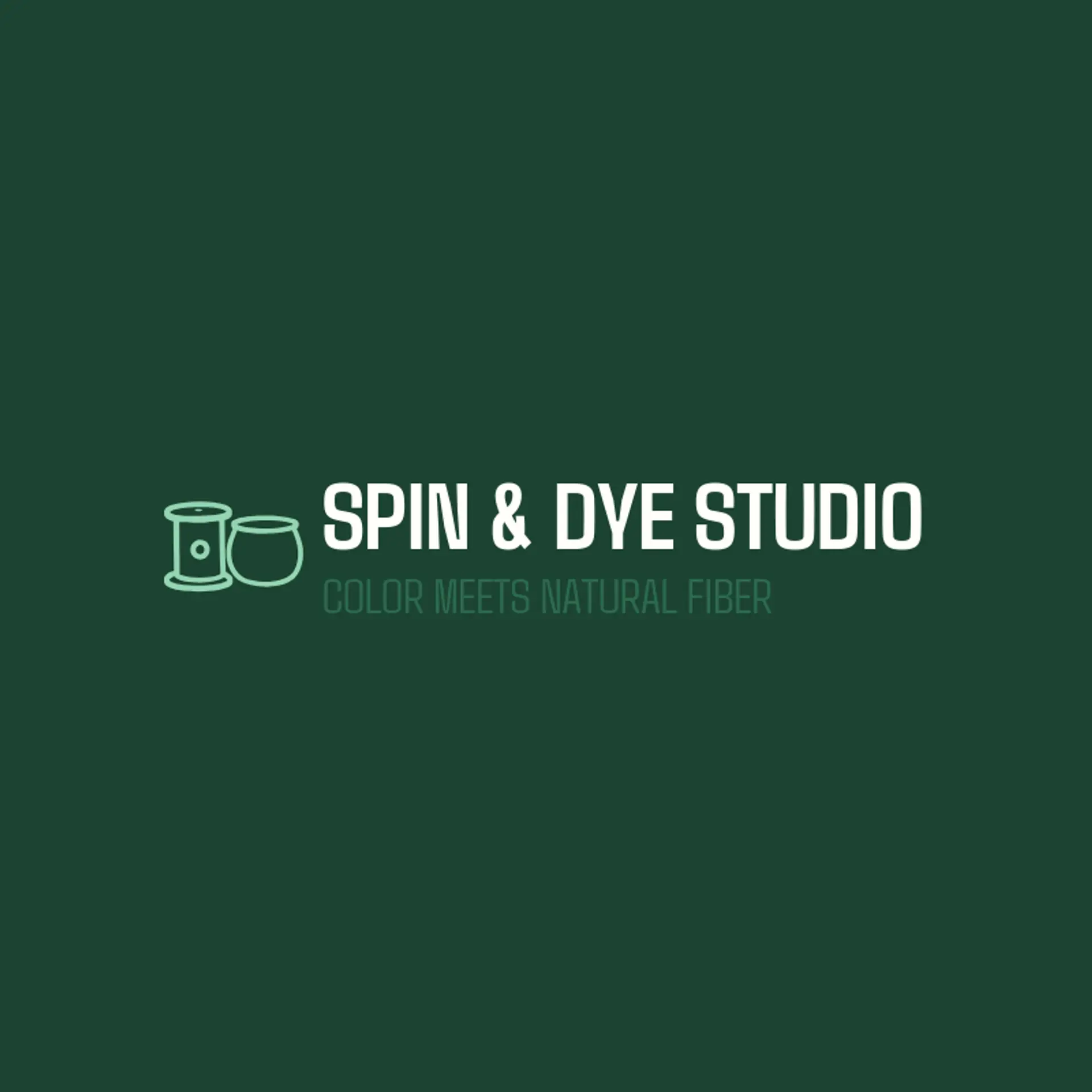 Spin & Dye Studio logo for cotton