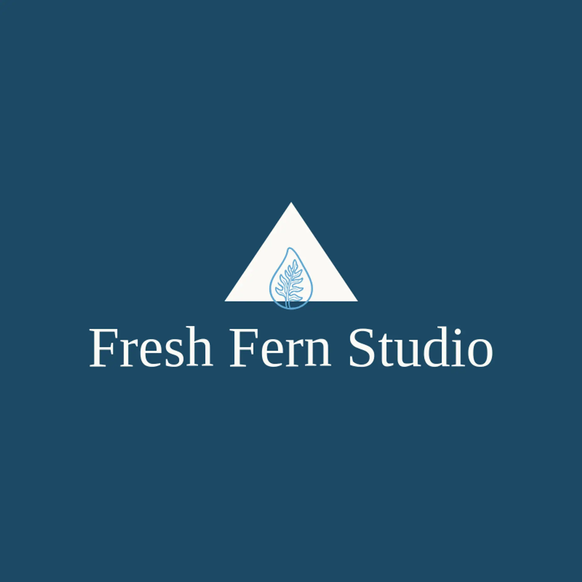 Fresh Fern Studio logo for skin
