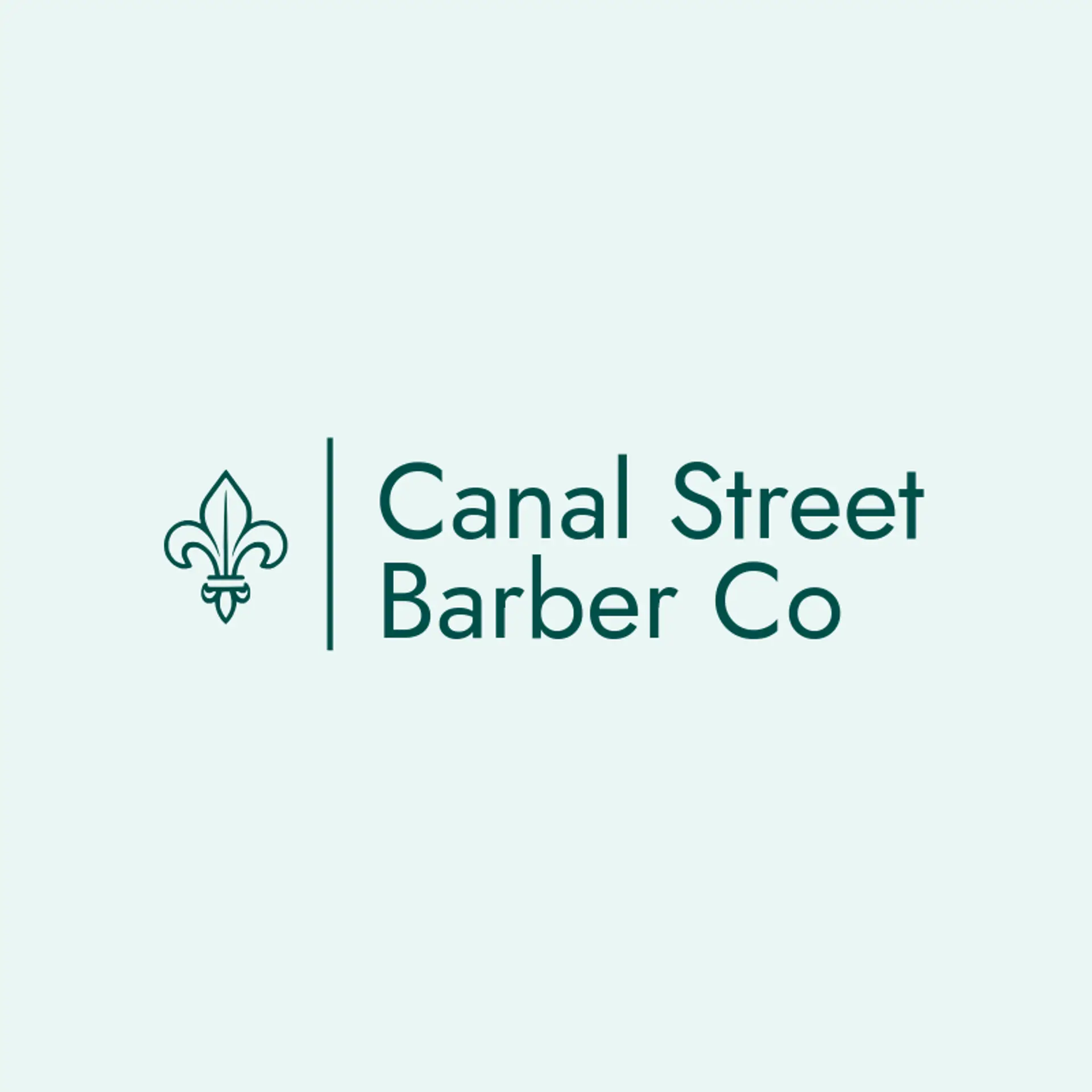 Canal Street Barber Co logo for new orleans