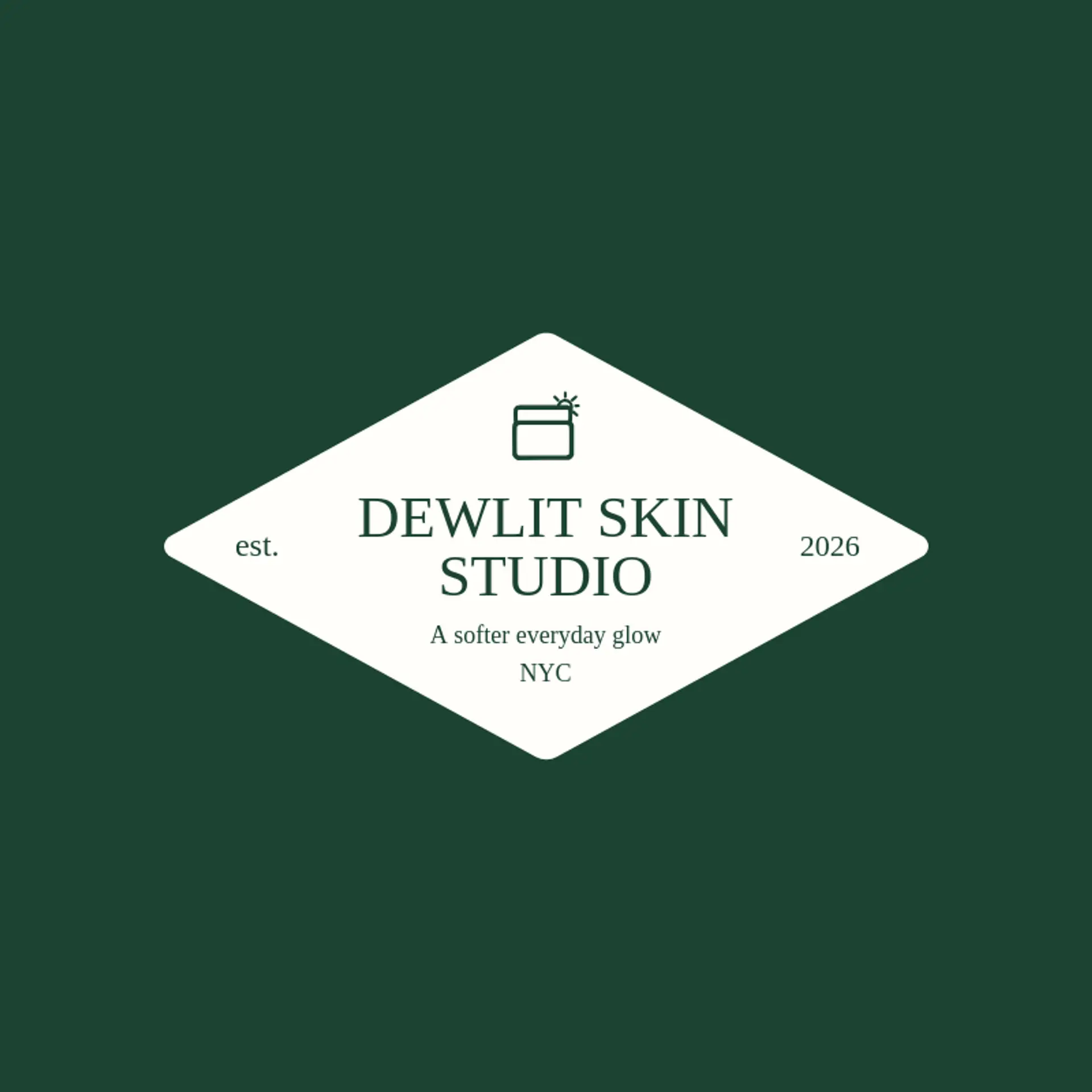 Dewlit Skin Studio logo for skincare
