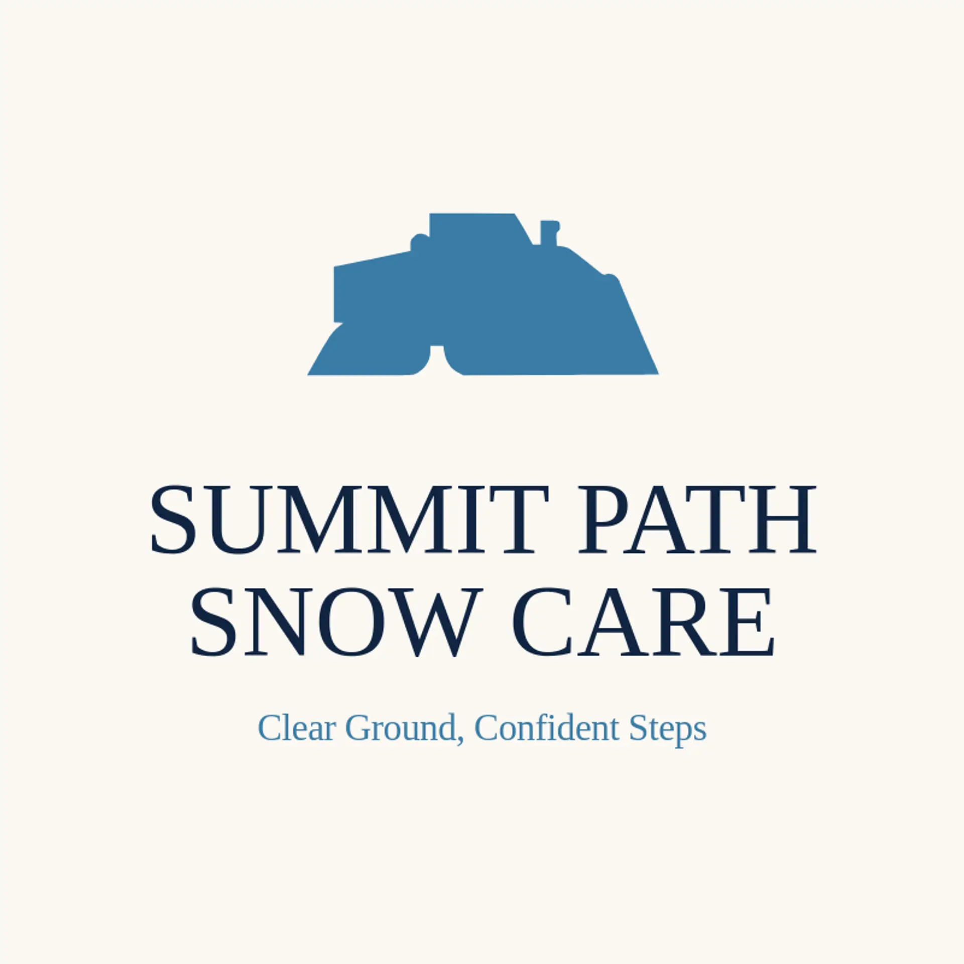 Summit Path Snow Care logo for snow removal