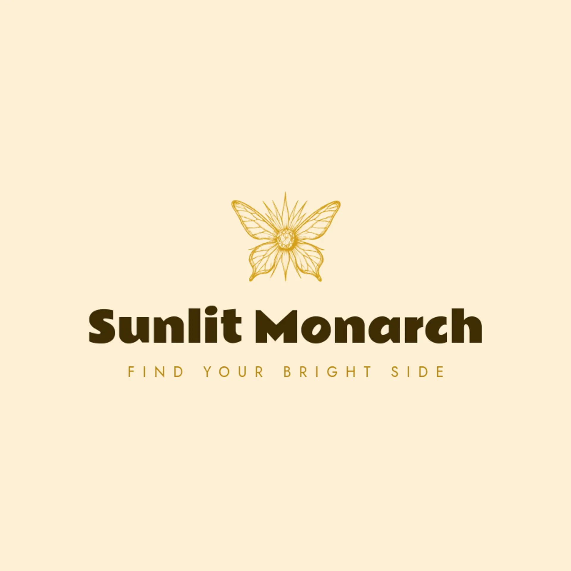 Sunlit Monarch logo for monarch