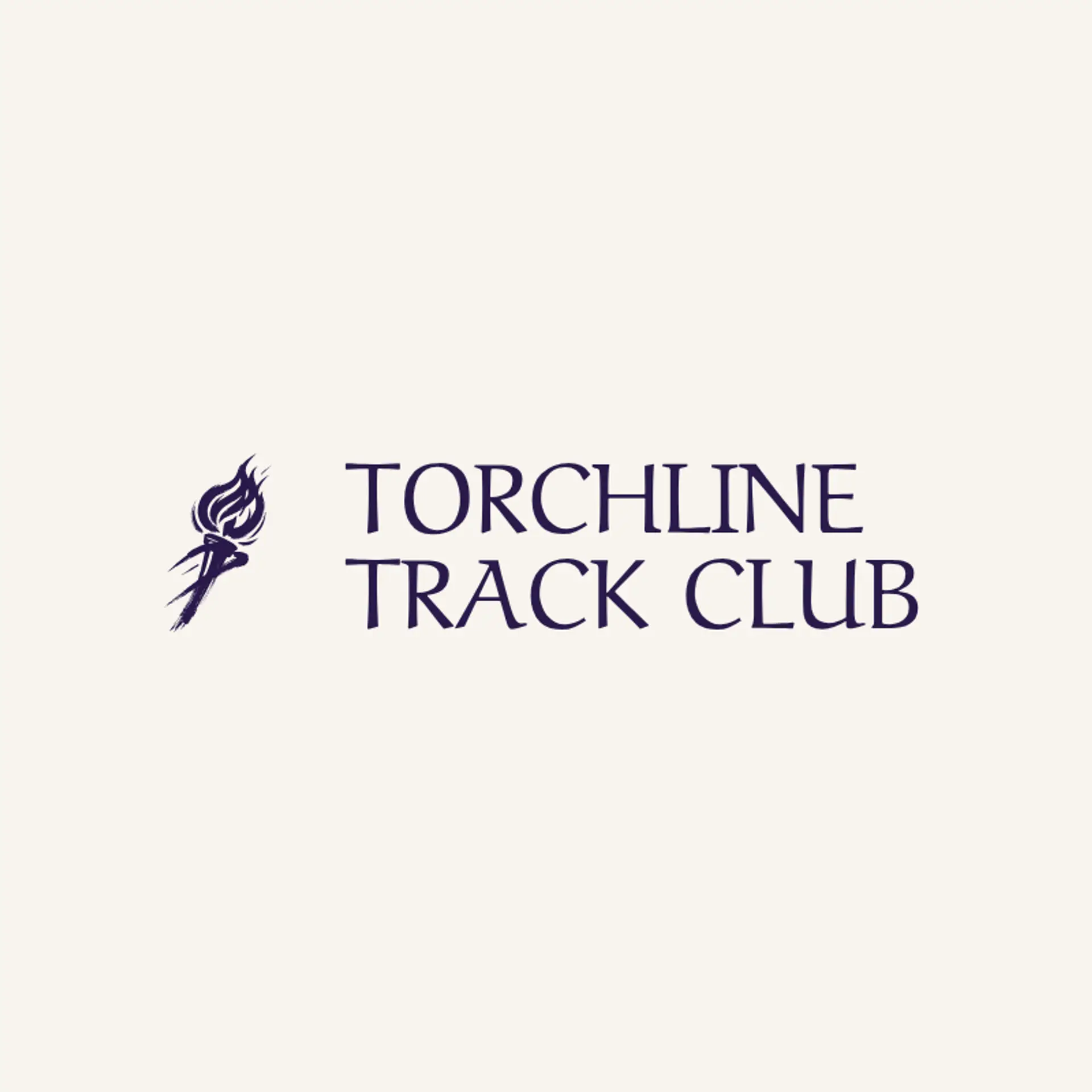 Torchline Track Club logo for track and field