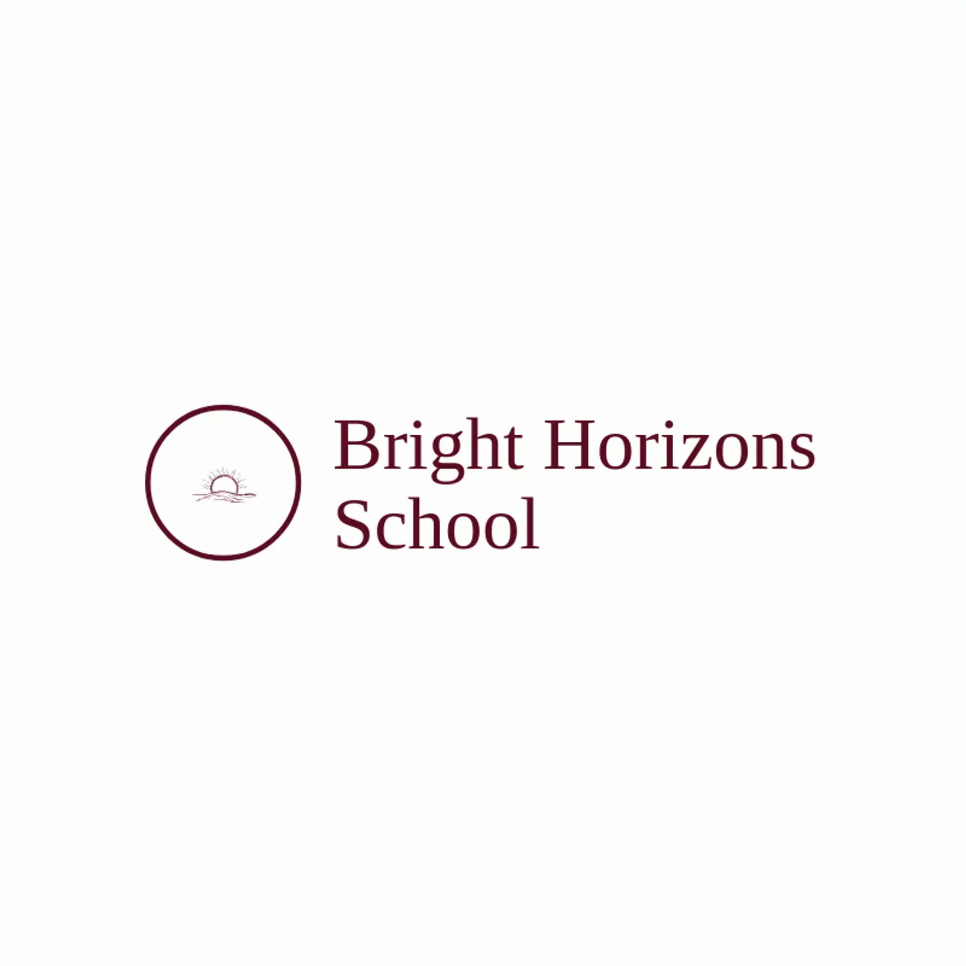 Bright Horizons School logo for special education