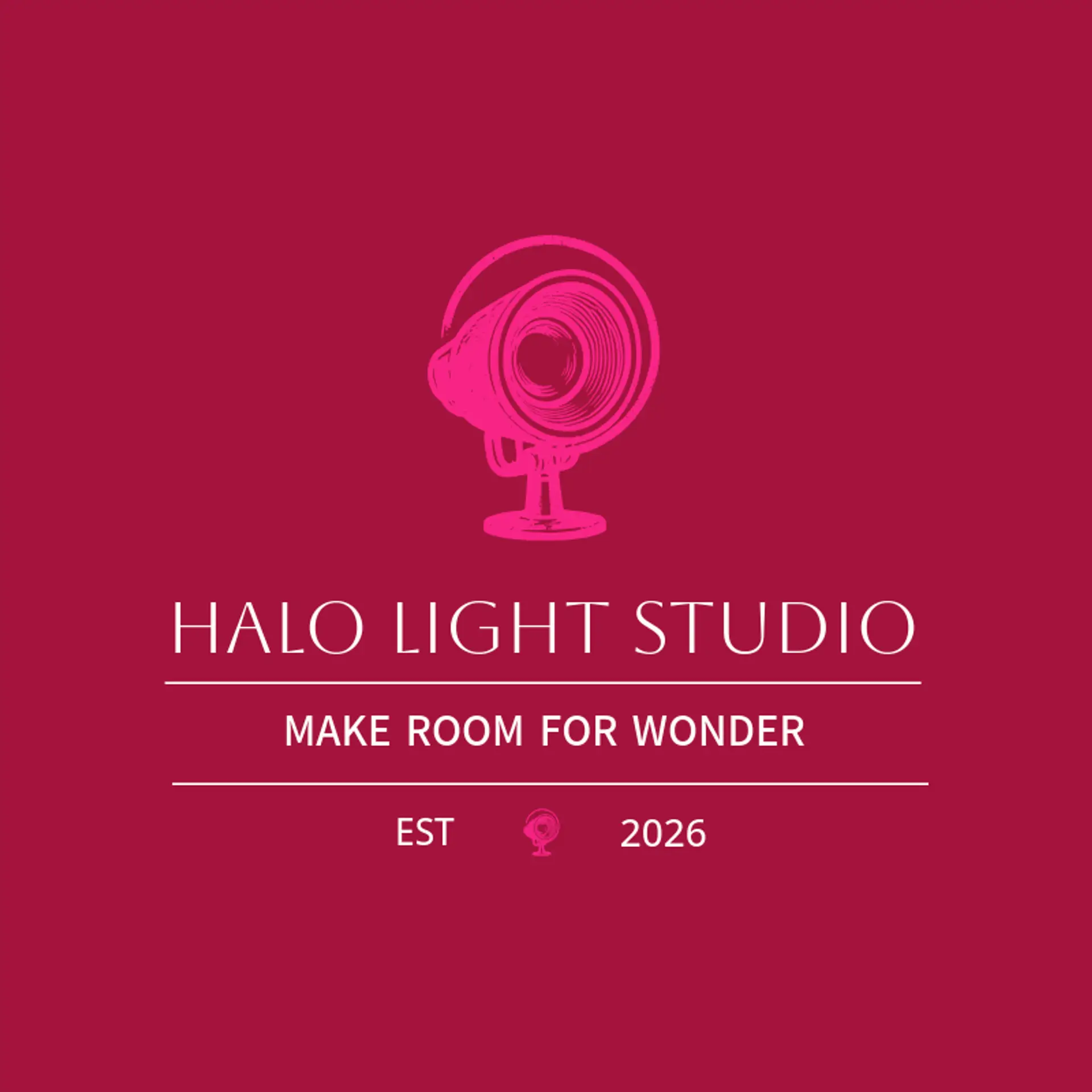 Halo Light Studio logo for studio