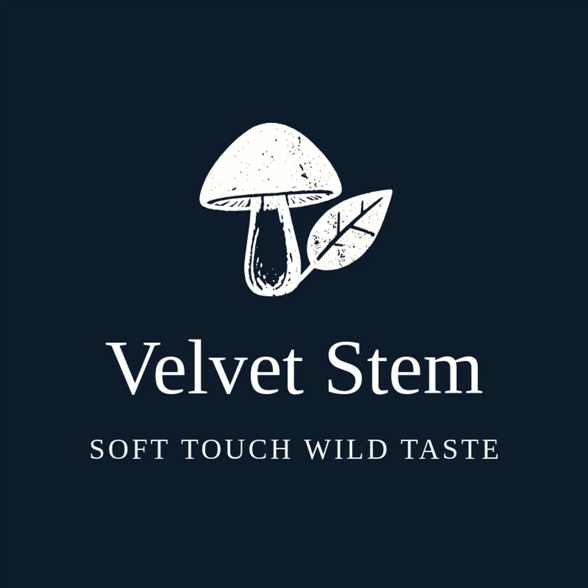 Velvet Stem logo for mushroom