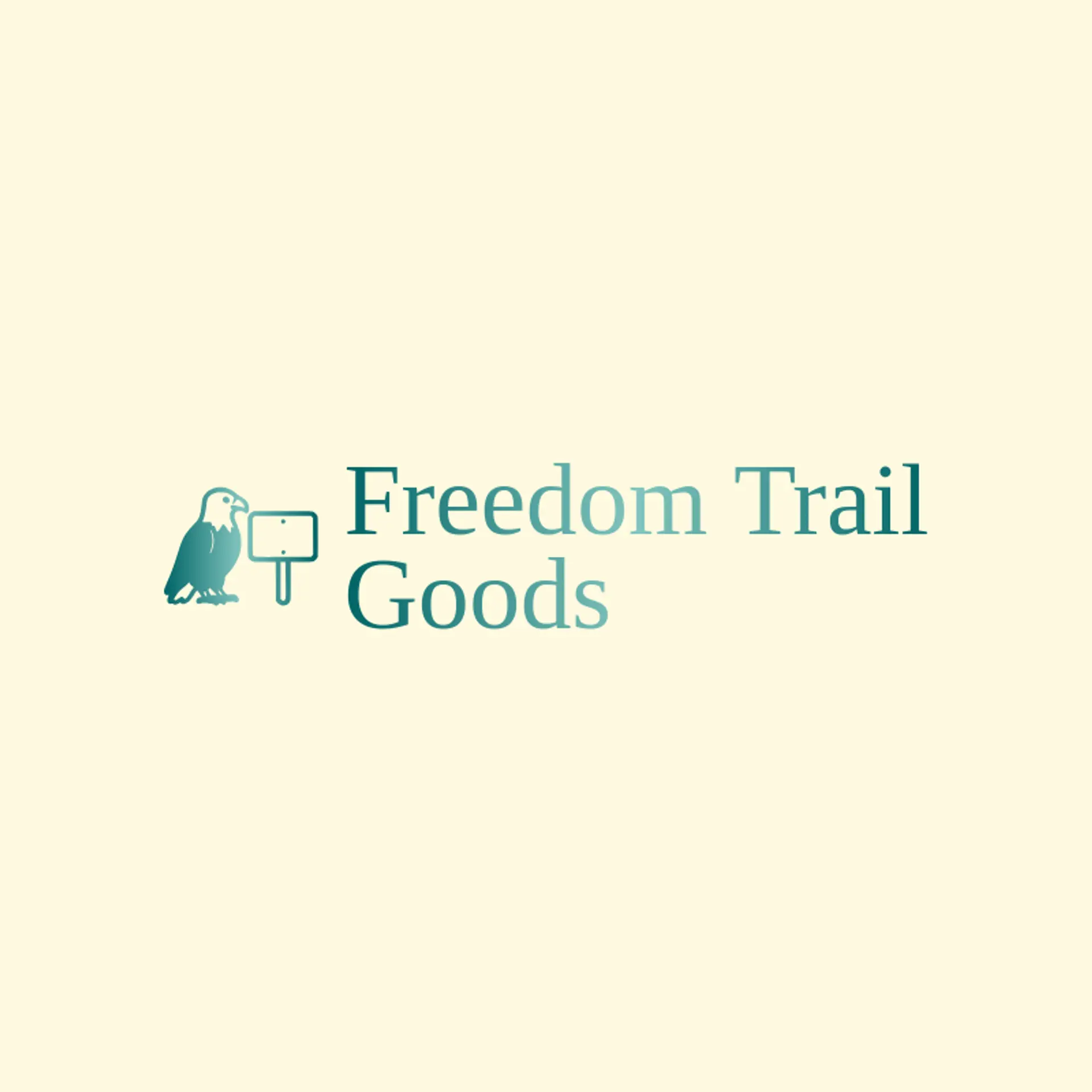 Freedom Trail Goods logo for american eagle