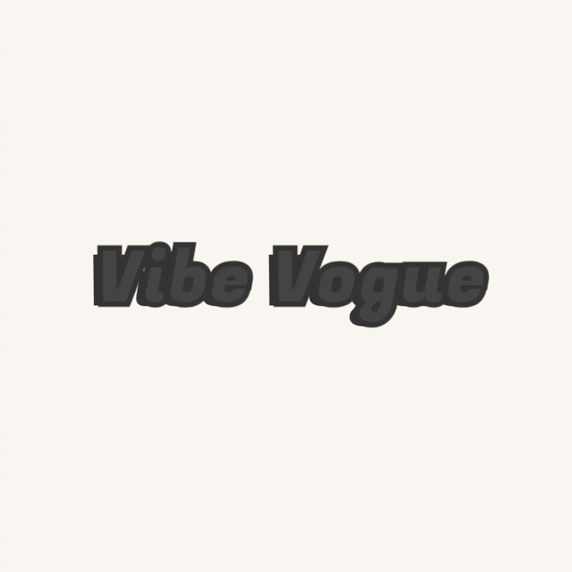Vibe Vogue logo for fashion accessories
