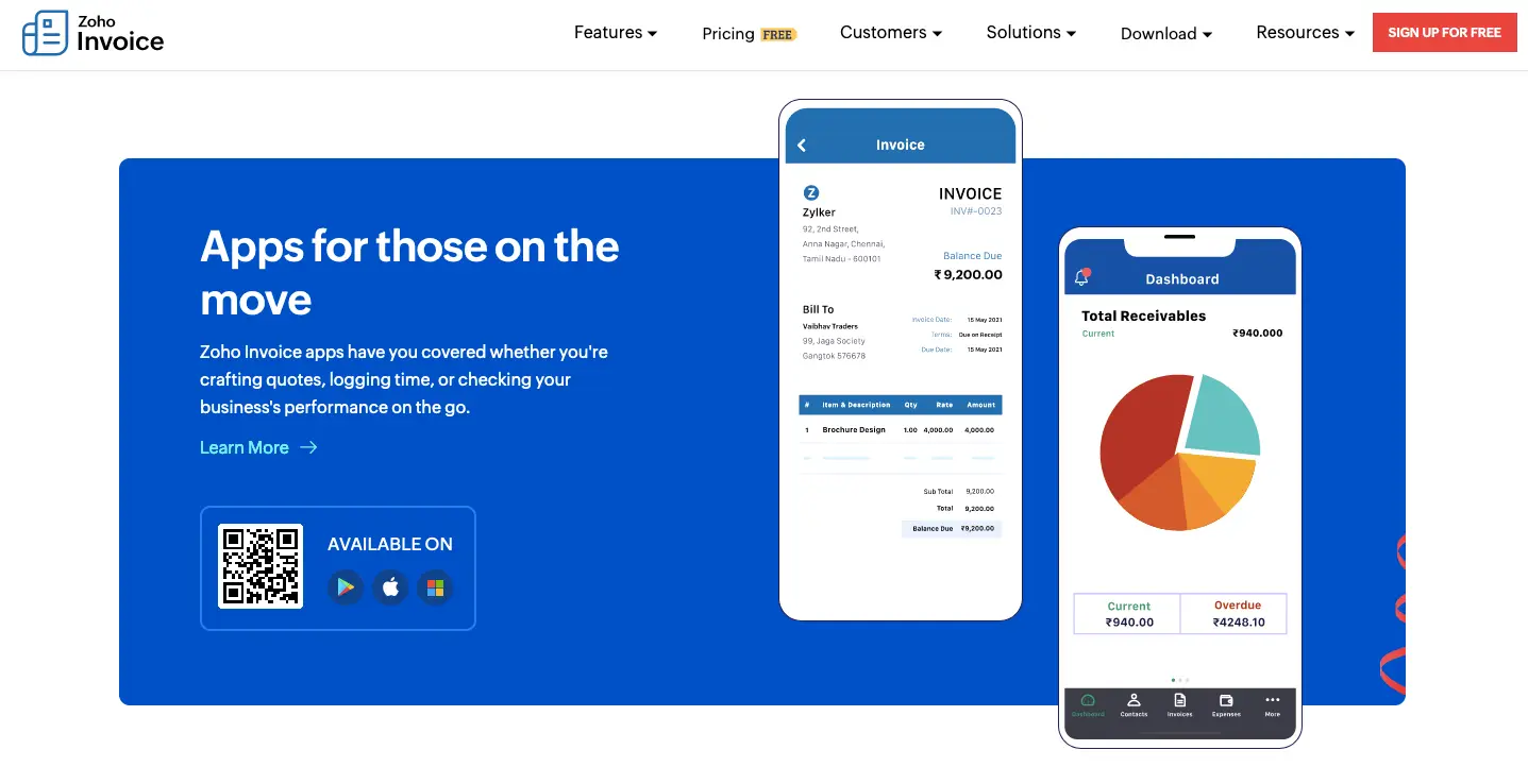 Zoho invoice templates