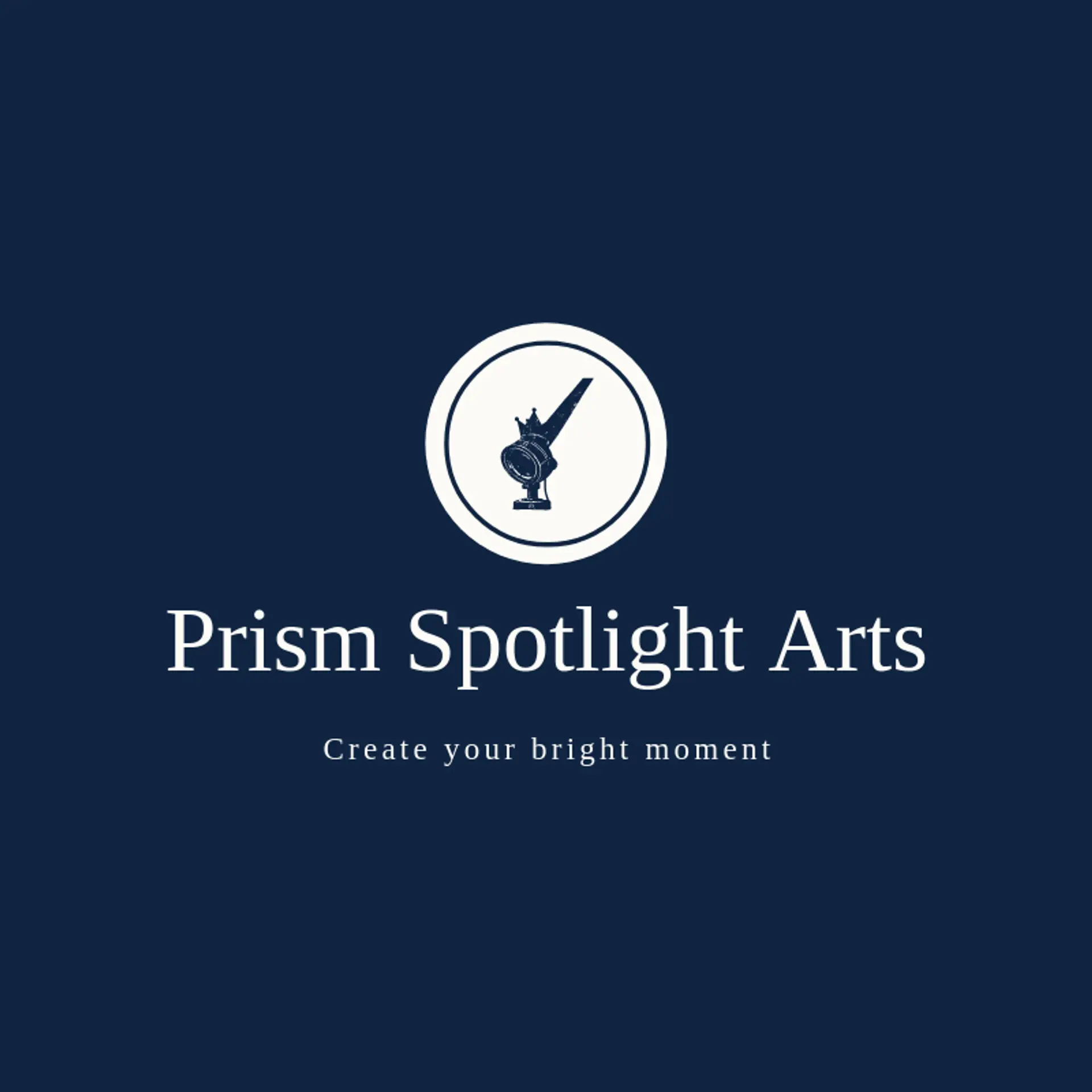 Prism Spotlight Arts logo for theatre