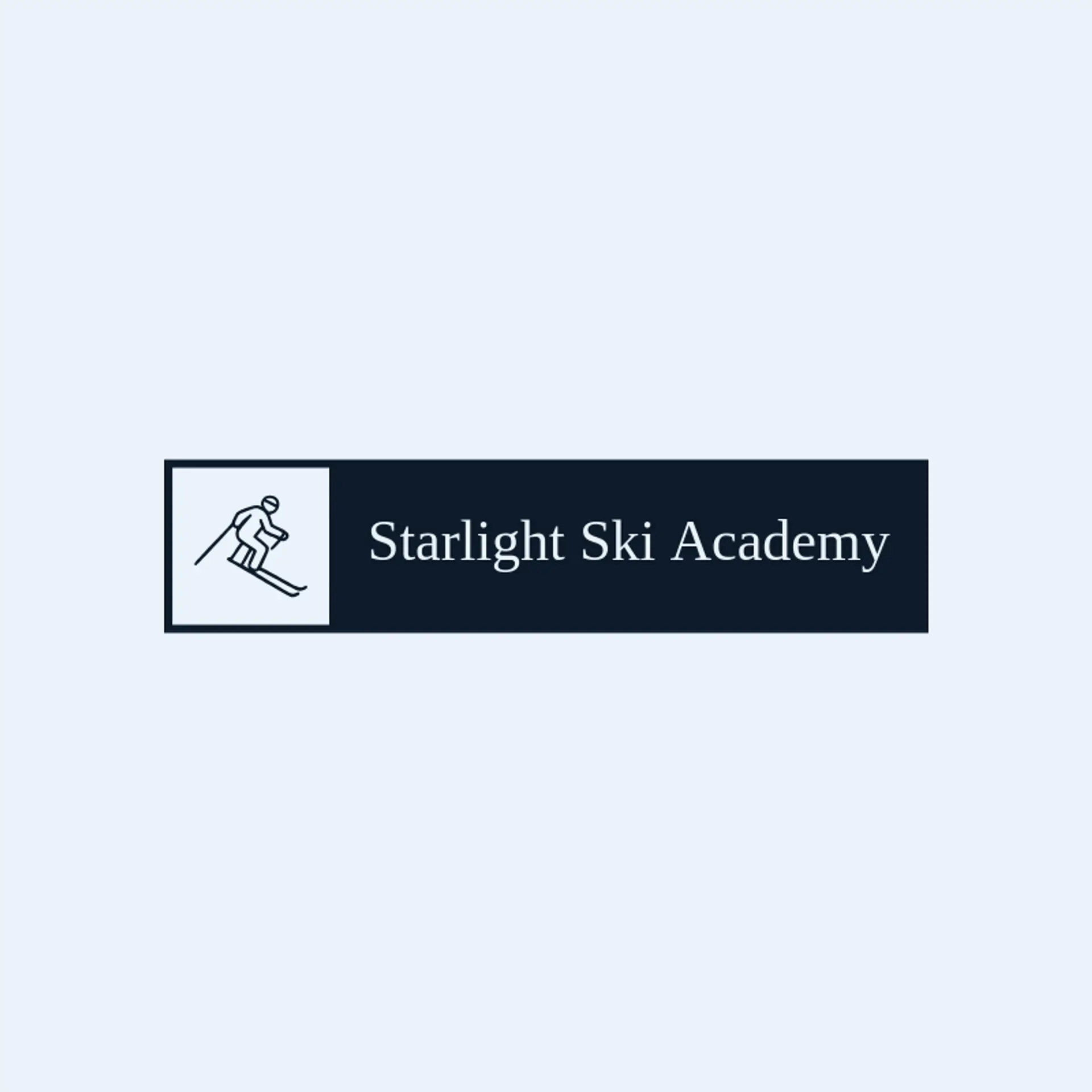 Starlight Ski Academy logo for skiing
