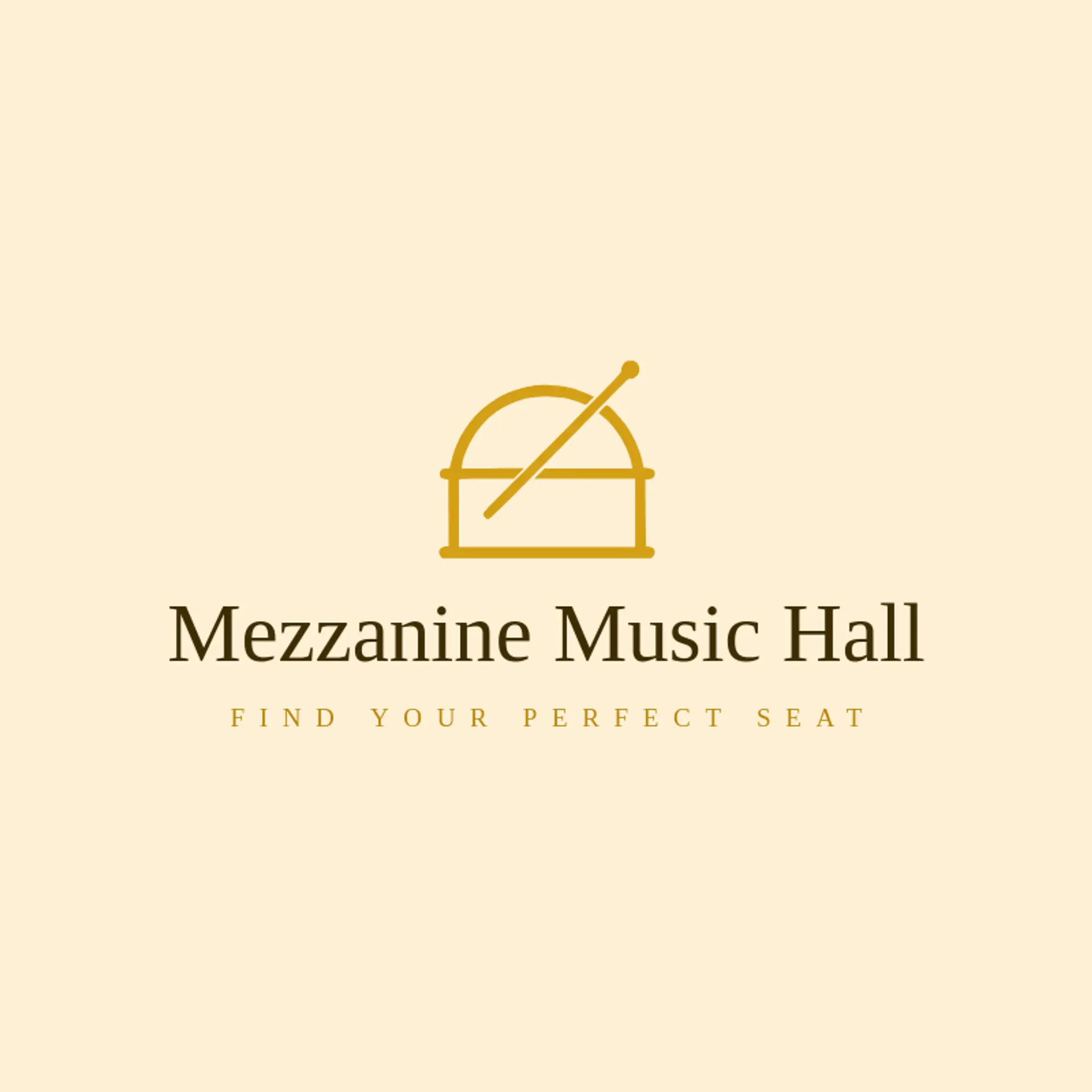Mezzanine Music Hall logo for symphony