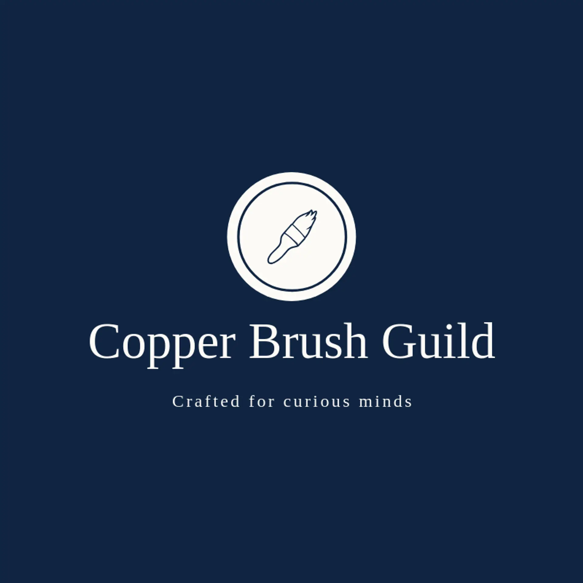 Copper Brush Guild logo for drawing