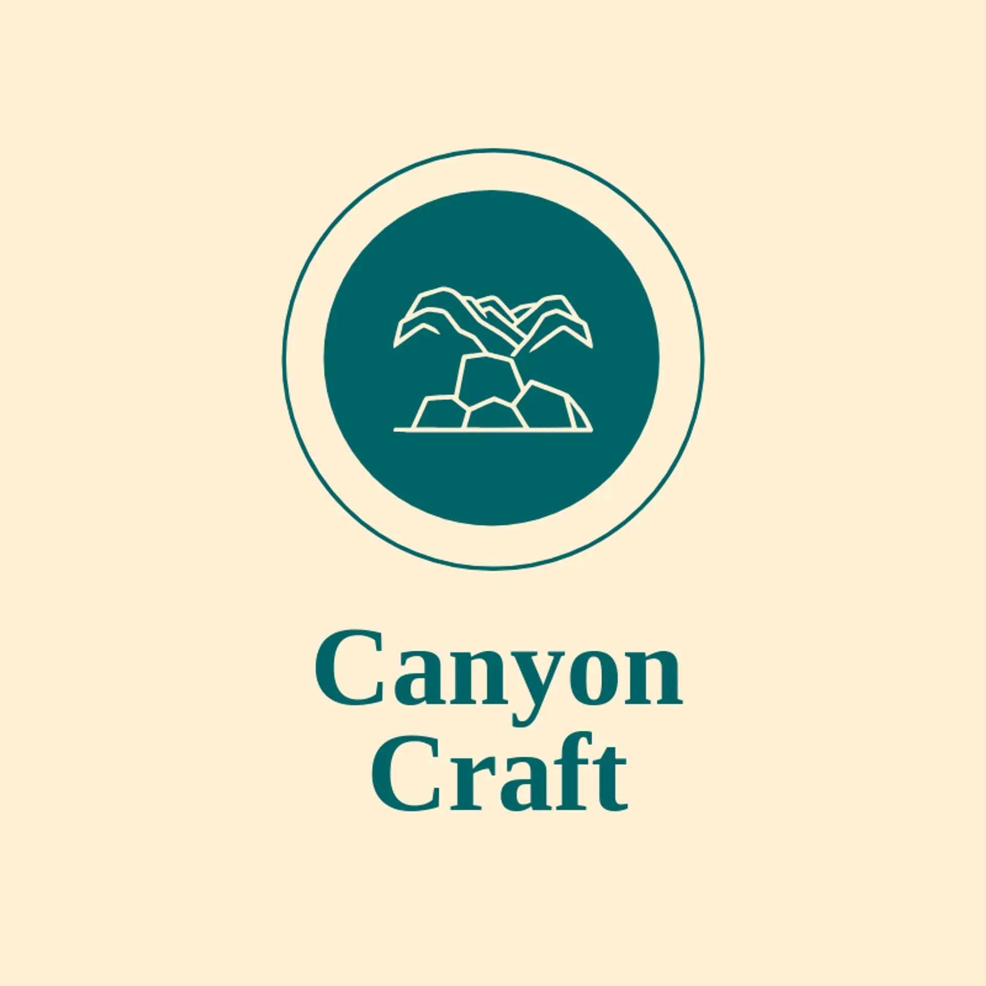 Canyon Craft logo for stone