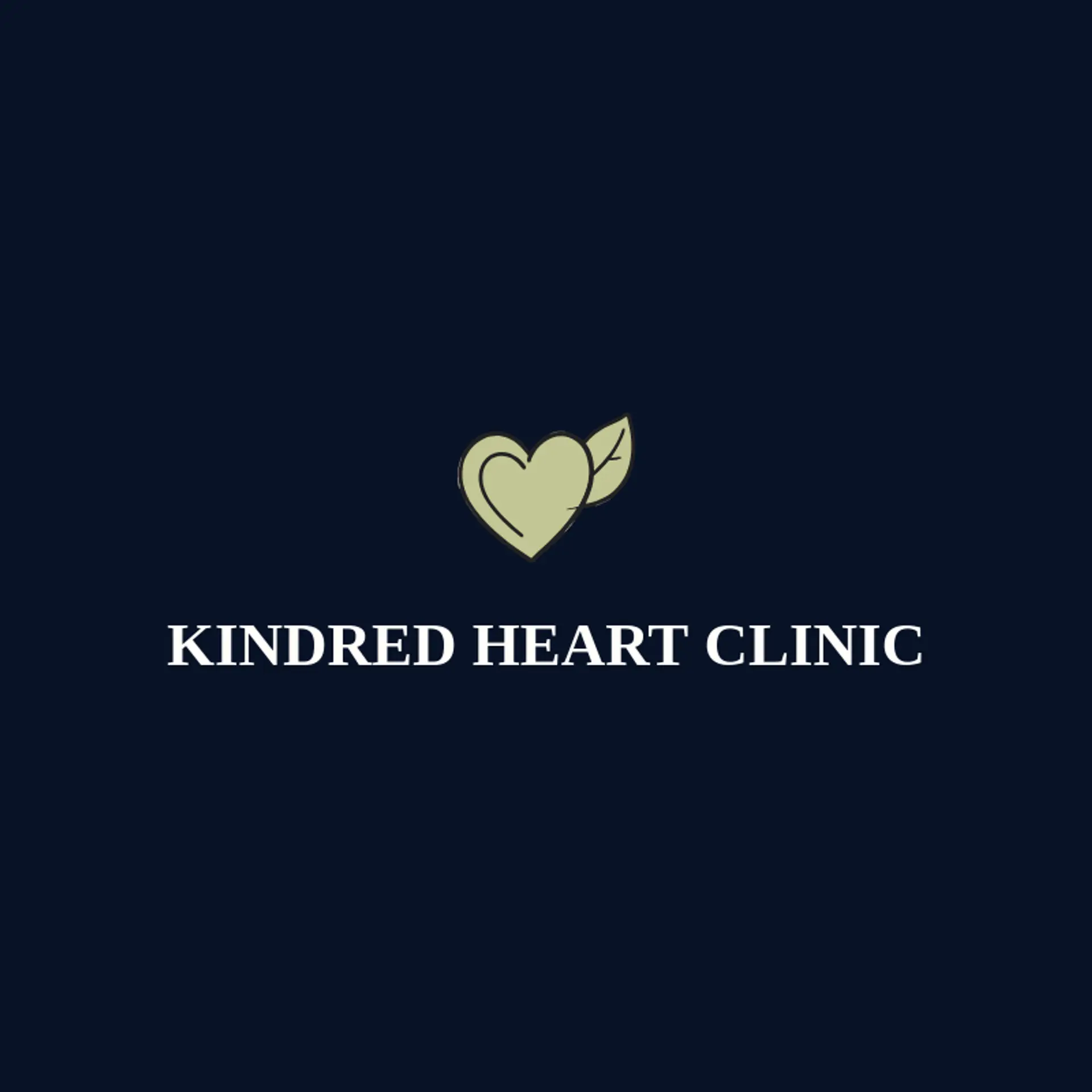 Kindred Heart Clinic logo for health care