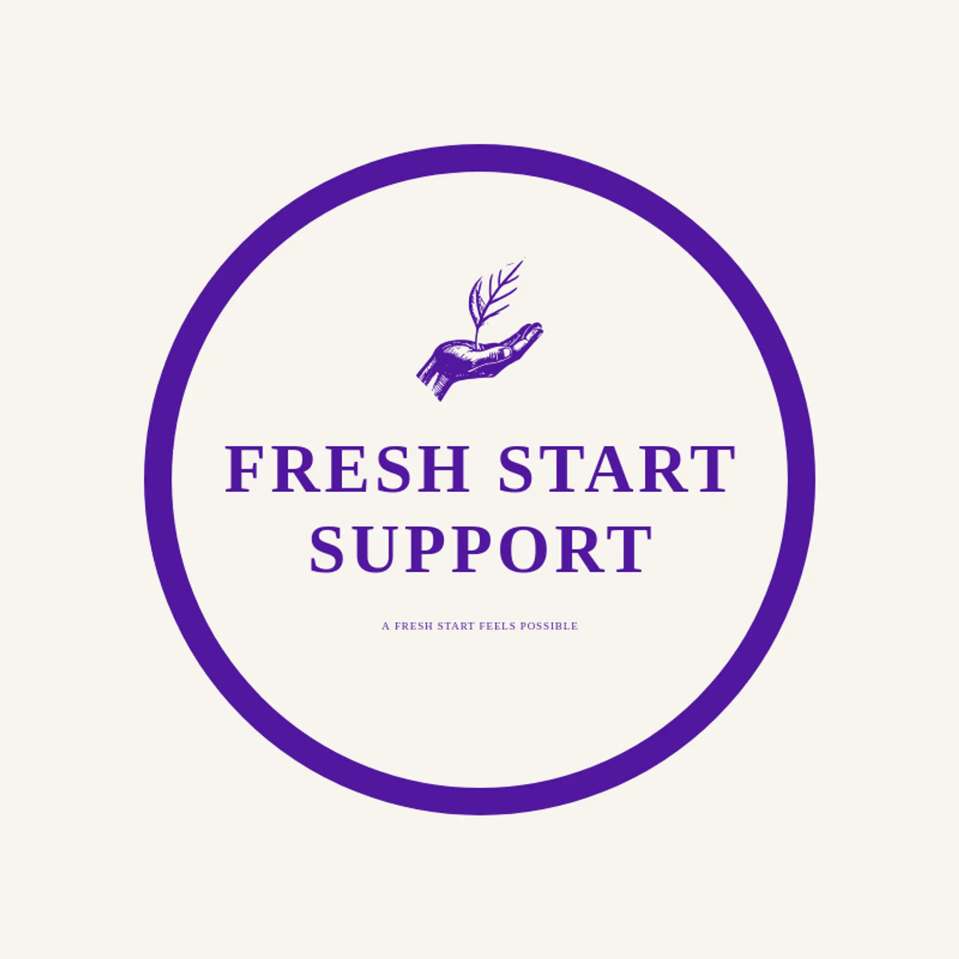Fresh Start Support logo for helping hand
