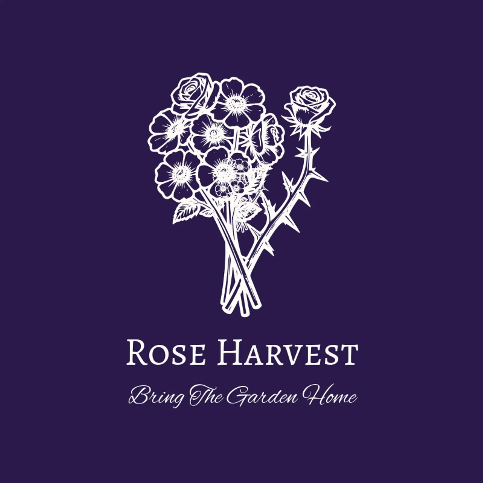 Rose Harvest logo for rose