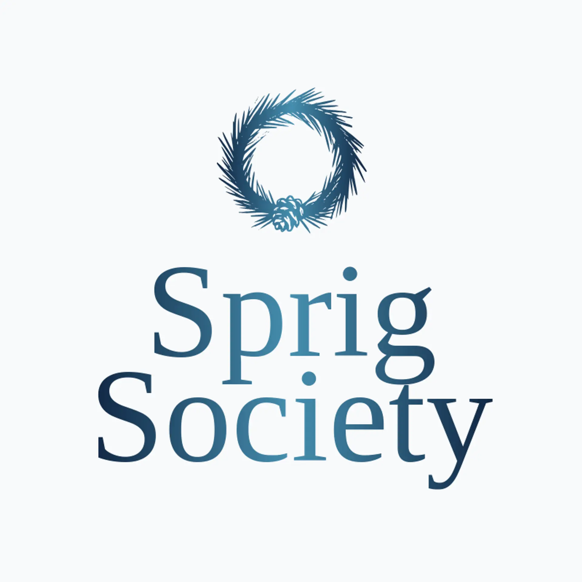 Sprig Society logo for wreath